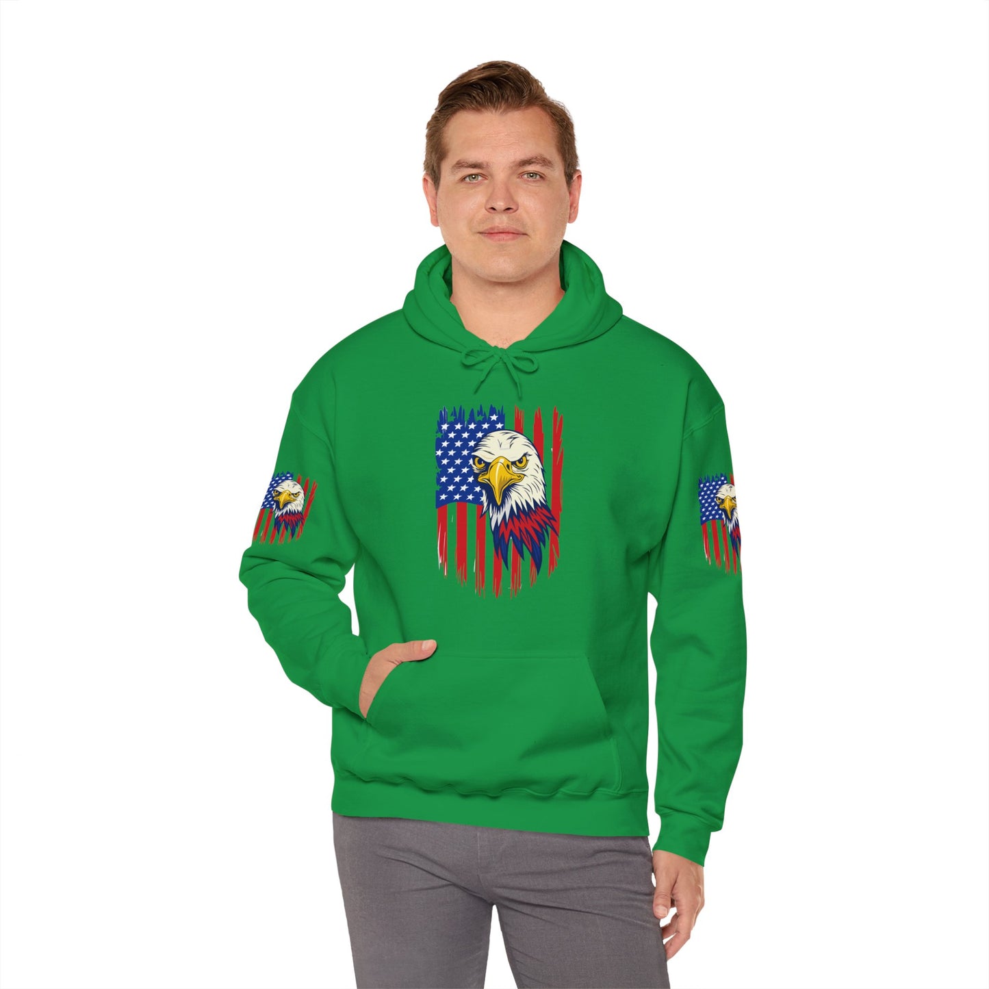 Princess Grace Patriotic Eagle Unisex Heavy Blend Hoodie