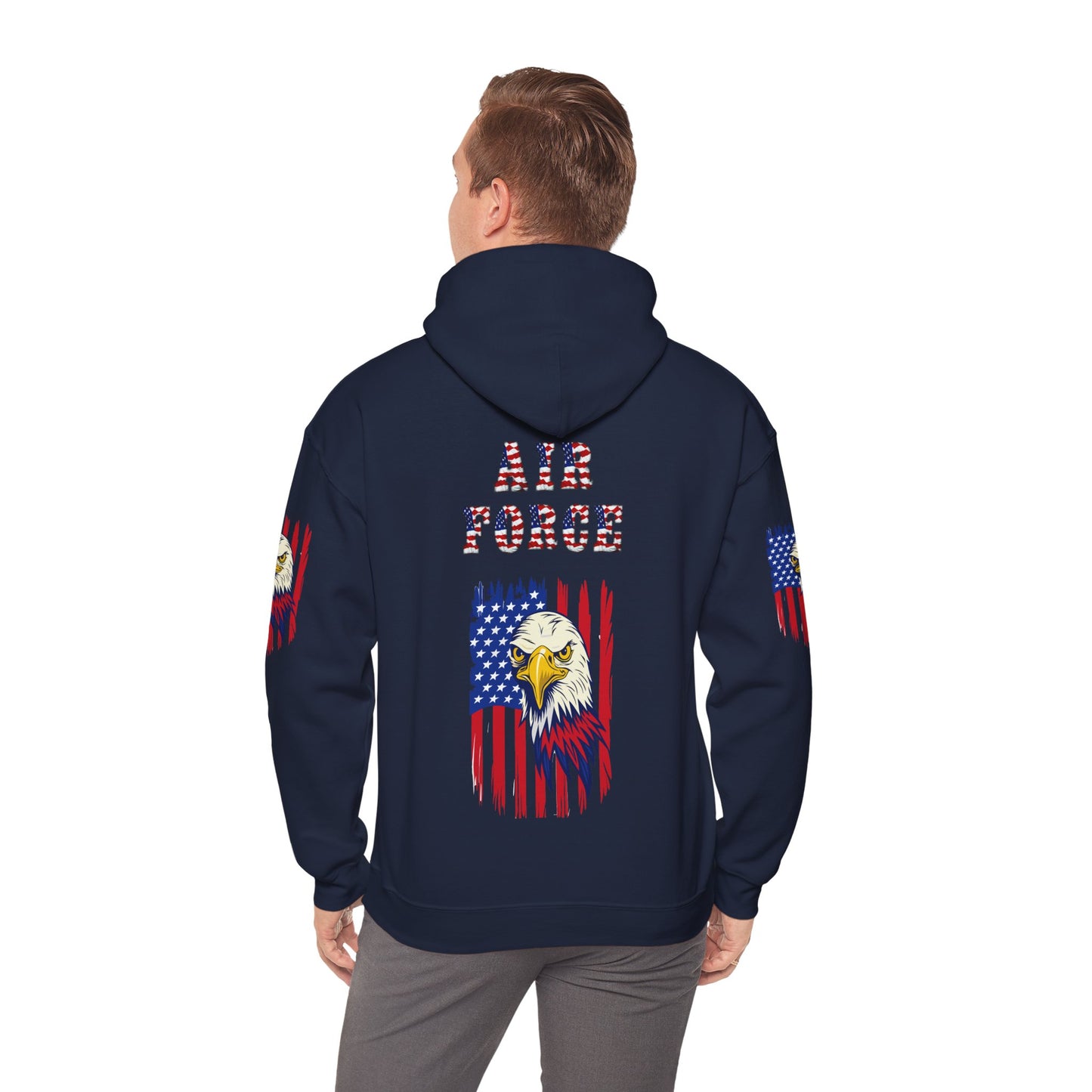 Princess Grace Unisex Air Force Hoodie with Eagle Design