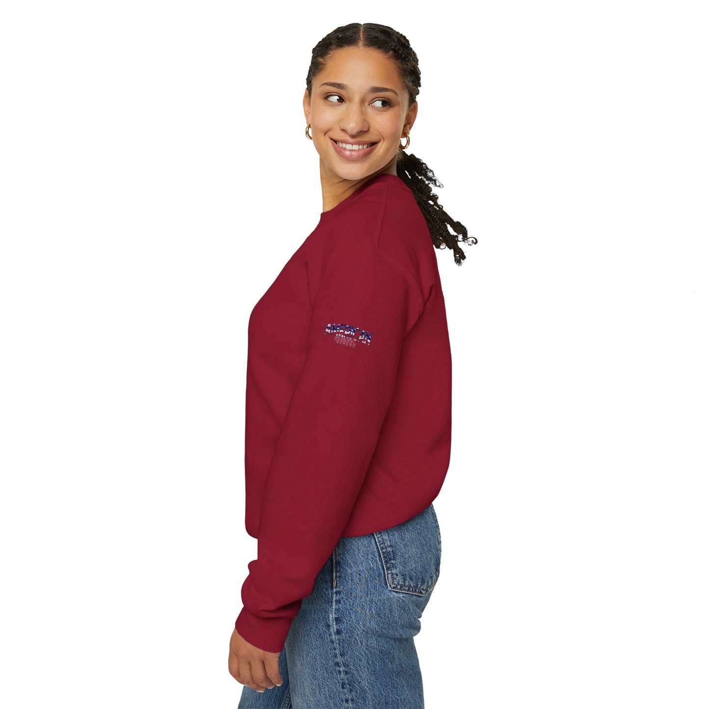 Princess Grace American Dad Unisex Crewneck Sweatshirt Patriotic Gift for Father's Day
