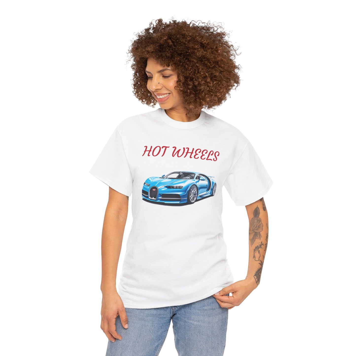 Princess Grace Cool Car Lover Unisex Heavy Cotton Tee Hot Wheels Graphic T-Shirt