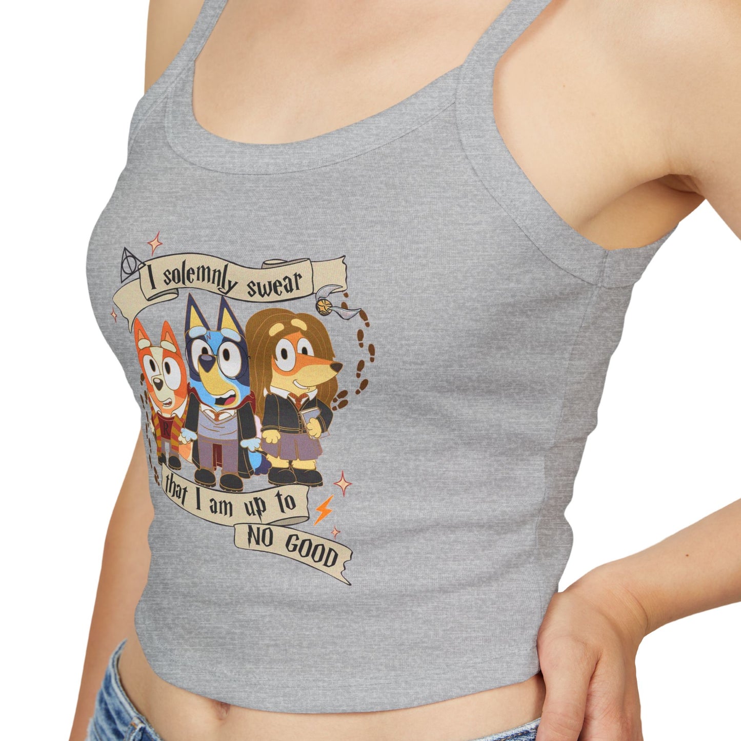 Princess Grace Bluey Spaghetti Strap Tank Top Bluey Design