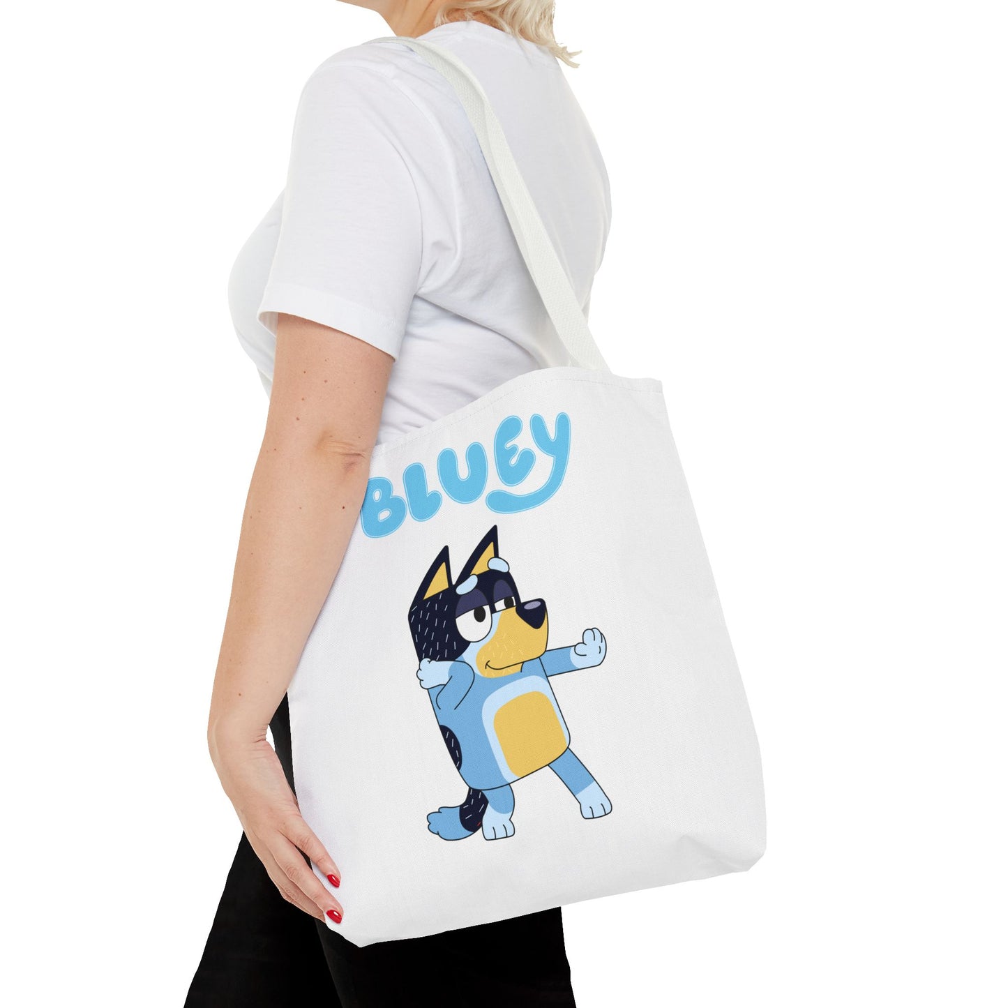 Princess Grace Cute Bluey Cartoon Tote Bag Perfect for Kids & Parents