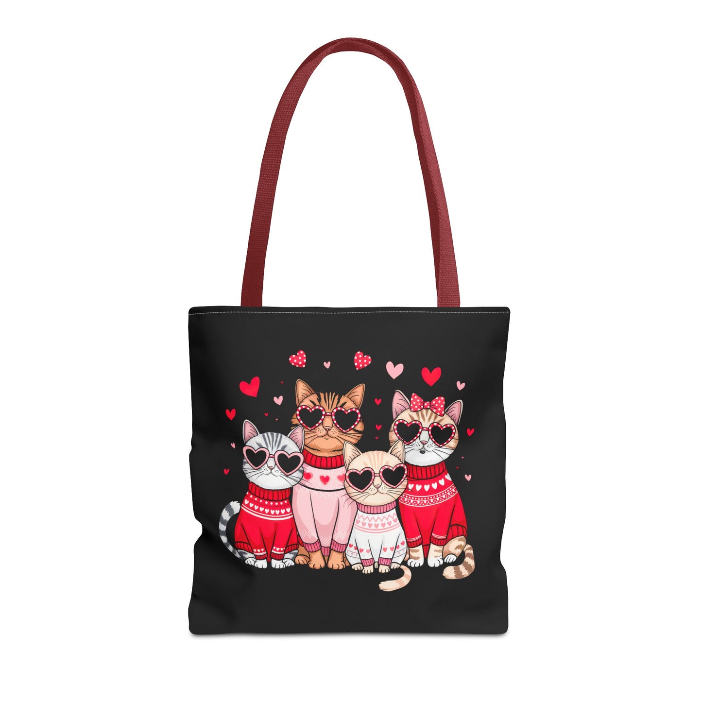Princess Grace Cute Cat Lovers Tote Bag Valentine's Day Accessories