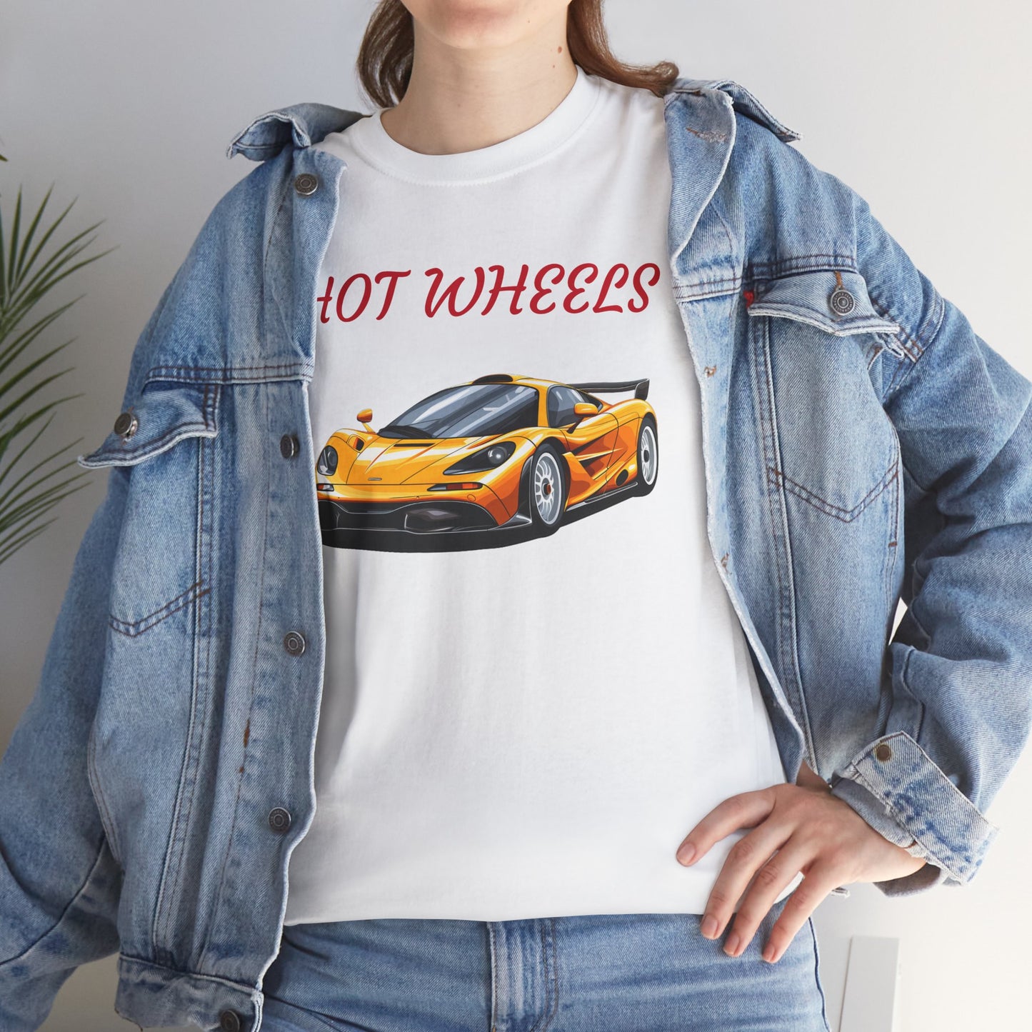 Princess Grace Hot Wheels Unisex Heavy Cotton Tee Cool Car Graphic T-Shirt for Enthusiasts
