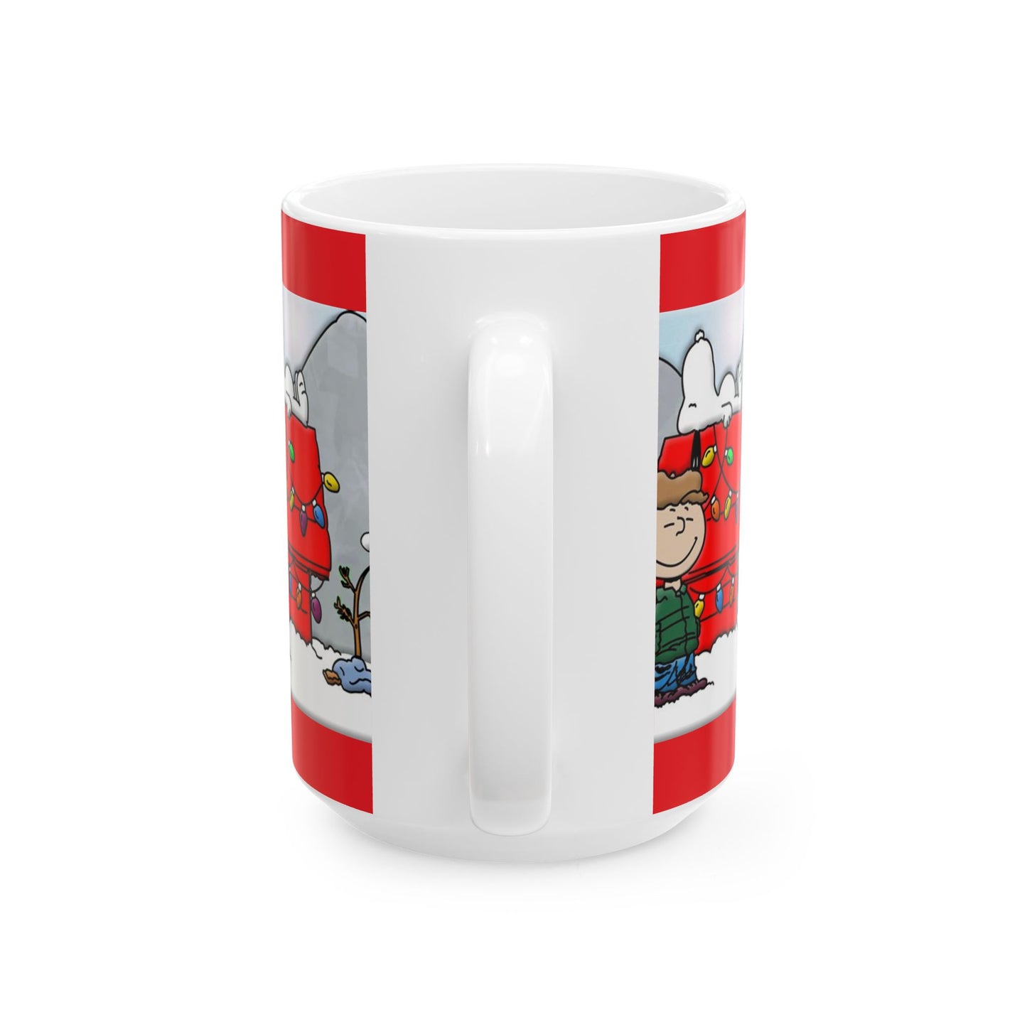 Princess Grace Christmas Cheer Ceramic Mug 11oz & 15oz Size Holiday Gift with Snoopy and Friends