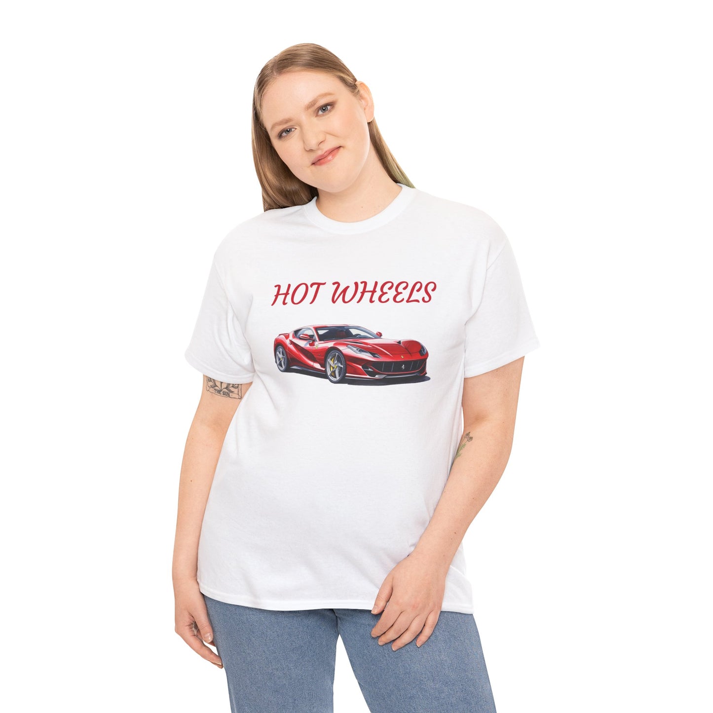 Princess Grace Hot Wheels Unisex Heavy Cotton Tee Car Lovers Graphic T-Shirt