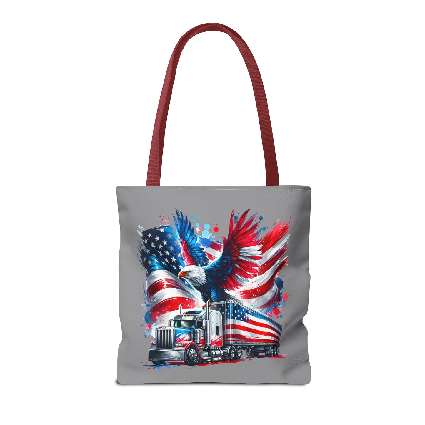 Princess Grace Patriotic Eagle Truck Tote Bag Perfect for Independence Day & Everyday Use