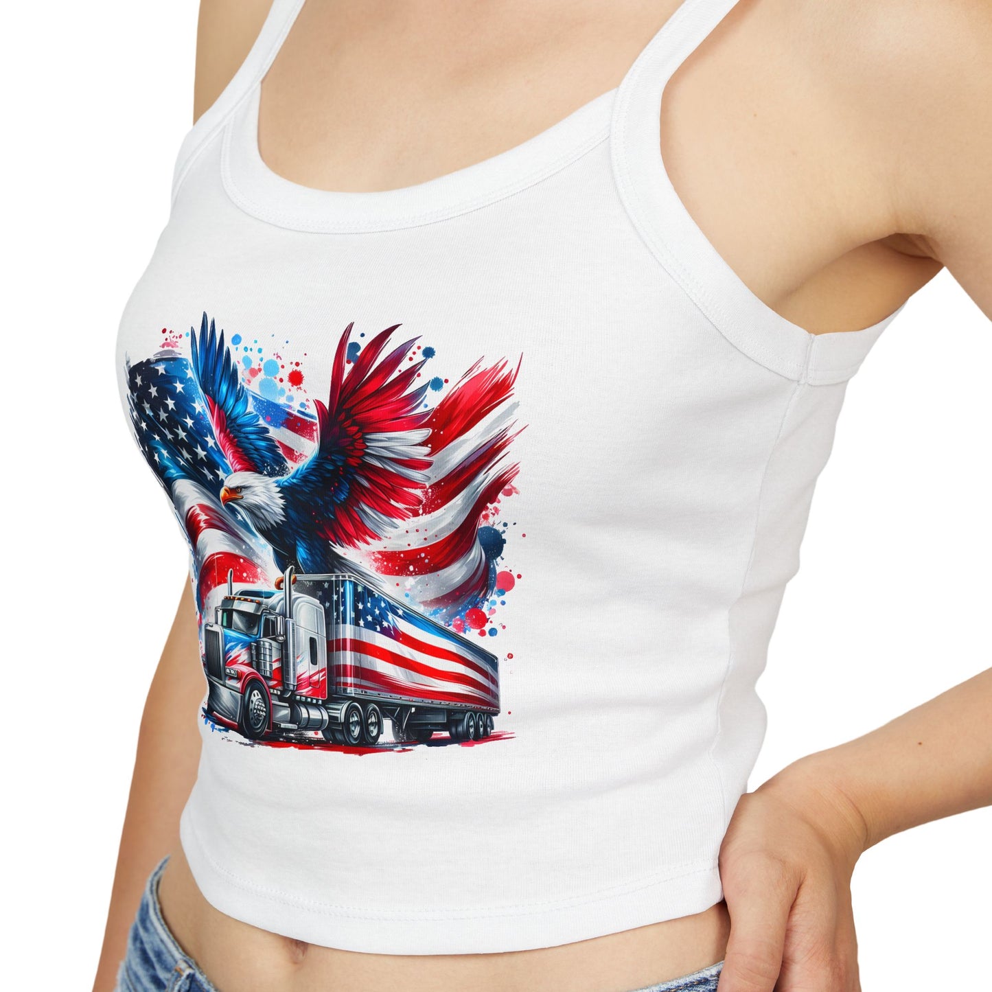 Princess Grace USA Truck Women's Spaghetti Strap Tank Top