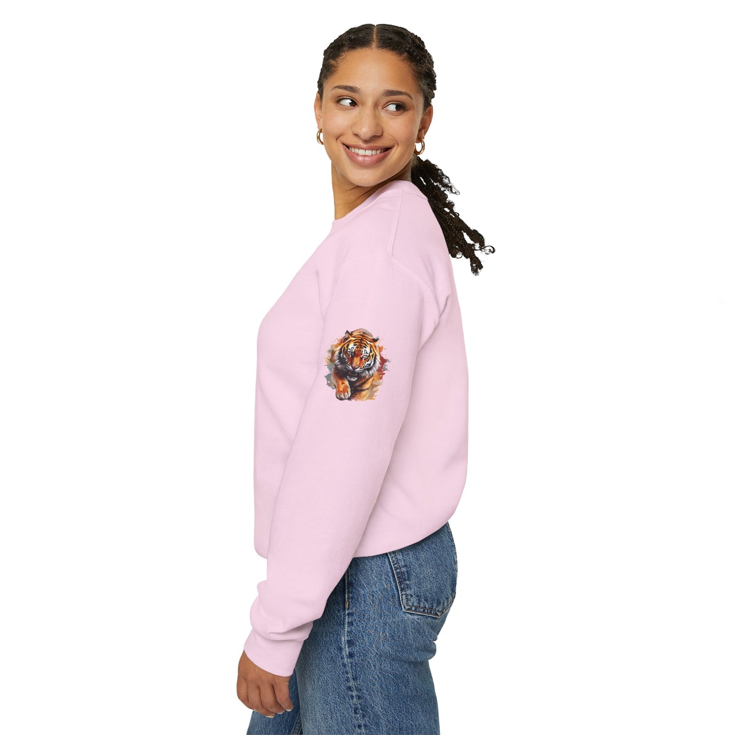 Princess Grace Majestic Tiger Unisex Heavy Blend Crewneck Sweatshirt