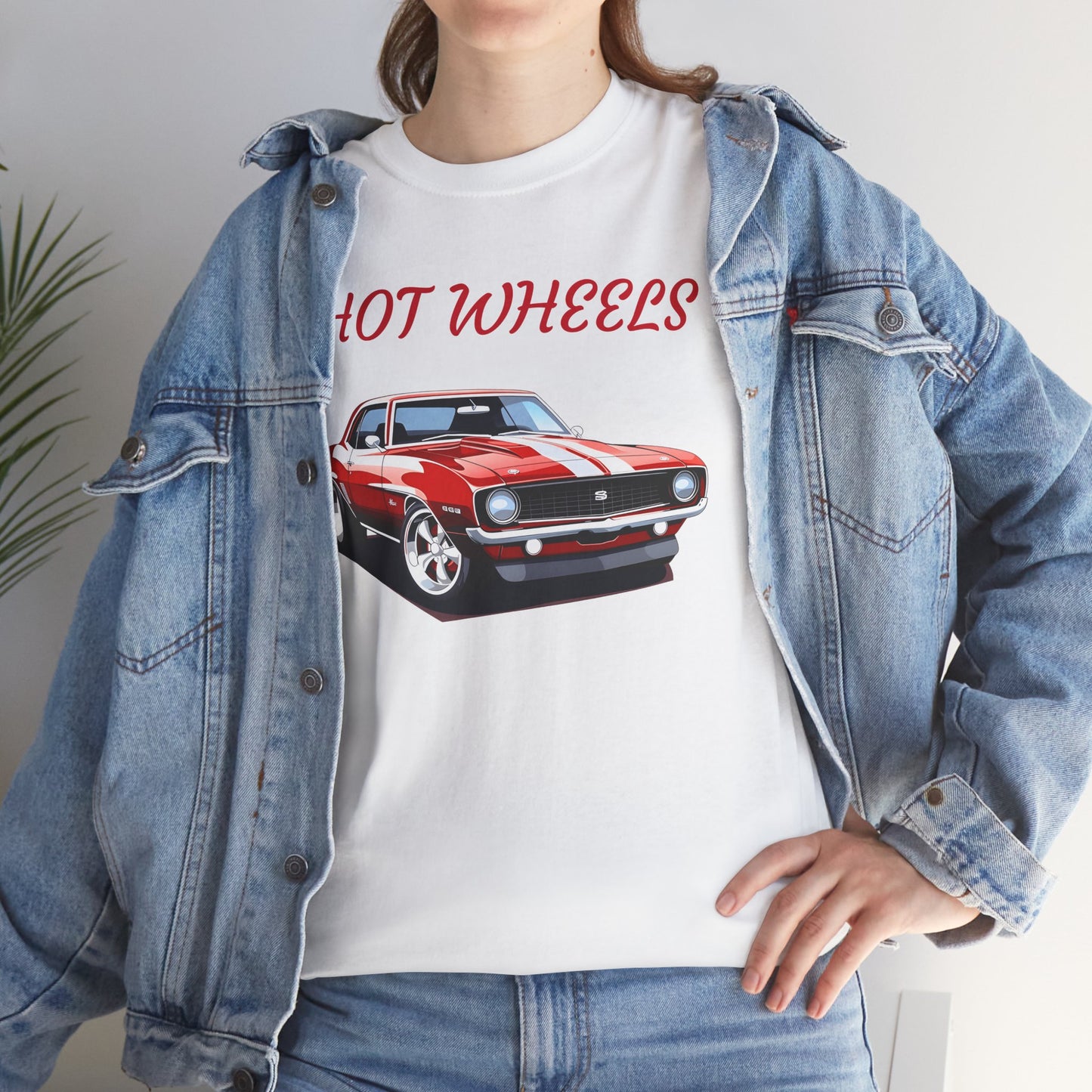 Princess Grace Hot Wheels Graphic Unisex Heavy Cotton Tee Perfect for Car Enthusiasts