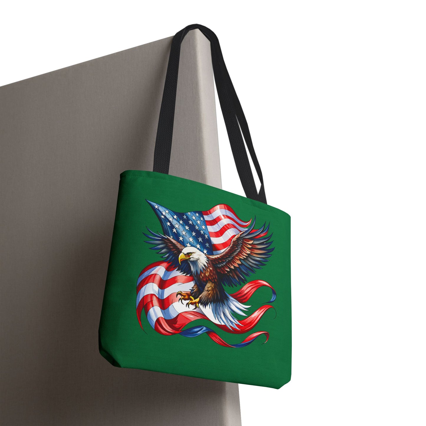 Princess Grace Patriotic Eagle Tote Bag American Flag Design for Independence Day