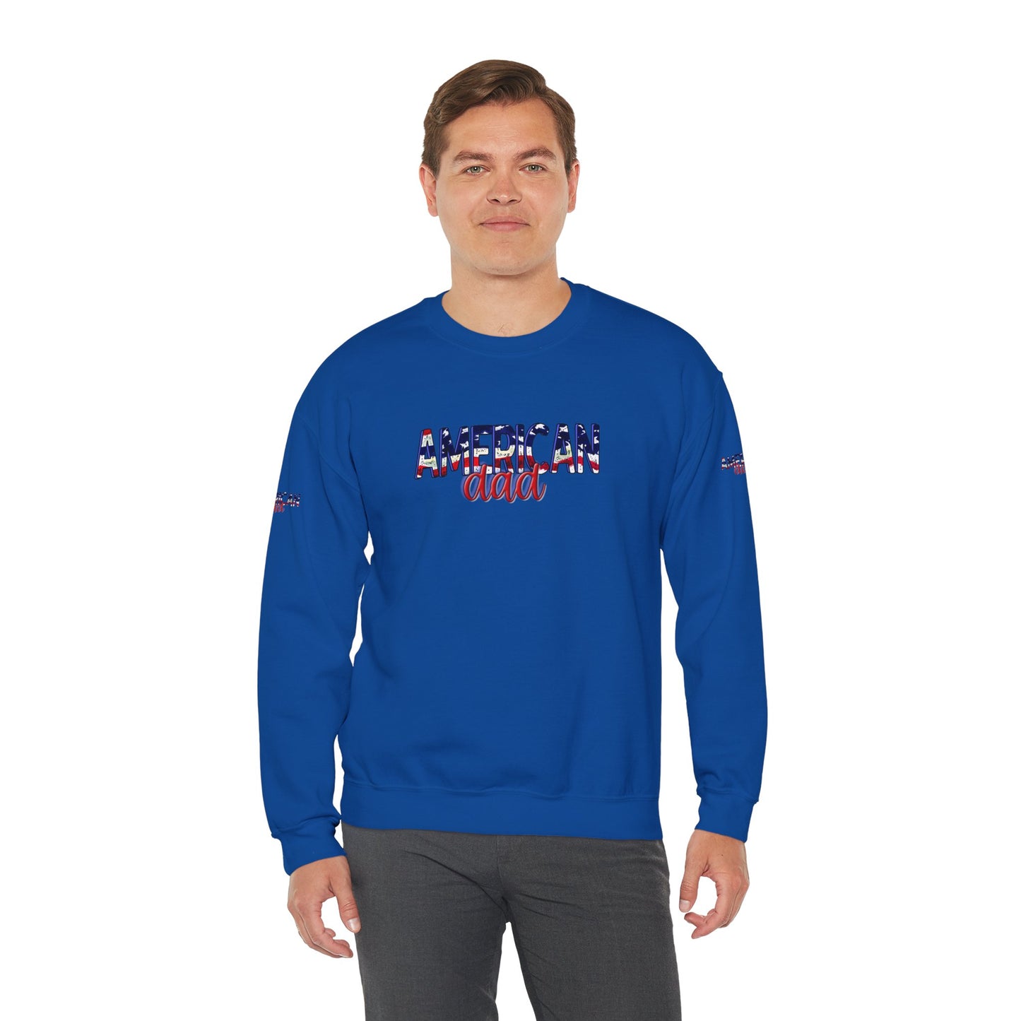 Princess Grace American Dad Unisex Crewneck Sweatshirt Patriotic Gift for Father's Day