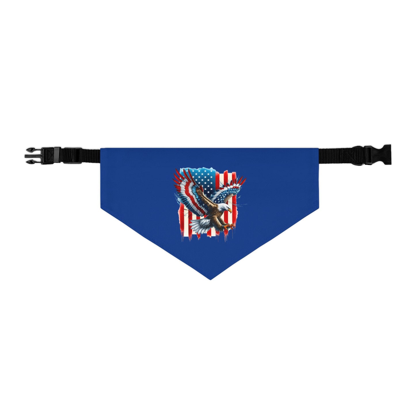 Princess Grace Patriotic Pet Bandana Collar for Dogs USA Flag Design