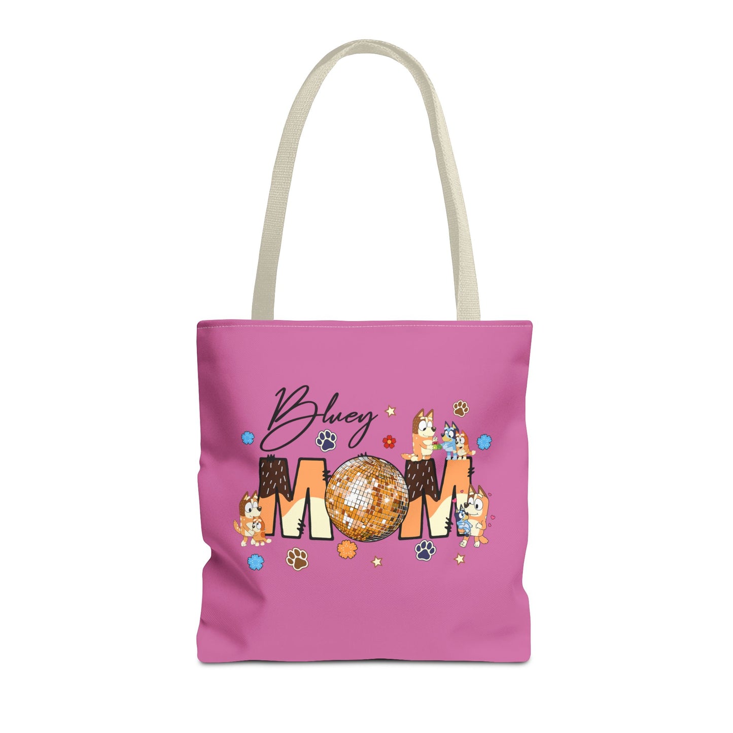 Princess Grace Bluey Mom Tote Bag ideal Gift for Dog Lovers