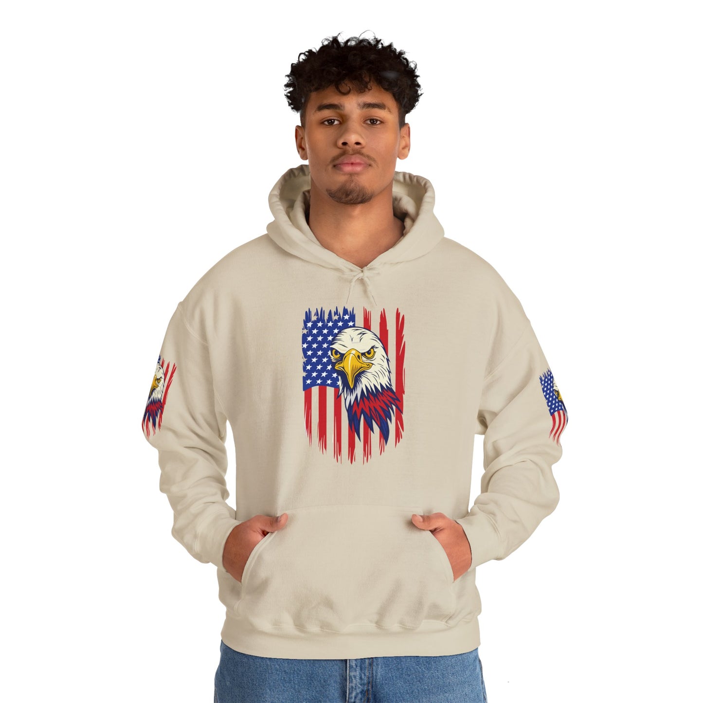 Princess Grace Patriotic Eagle Unisex Heavy Blend Hoodie