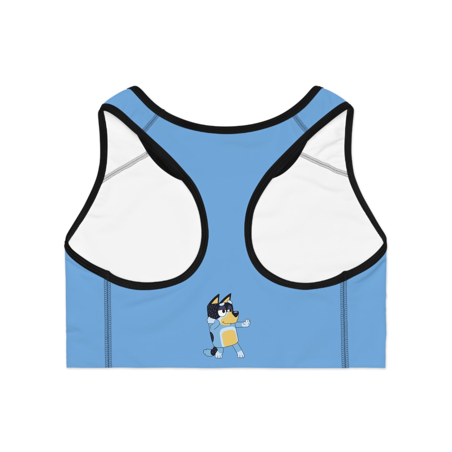 Princess Grace Bluey Graphic Sports Bra Fun Comfortable Activewear