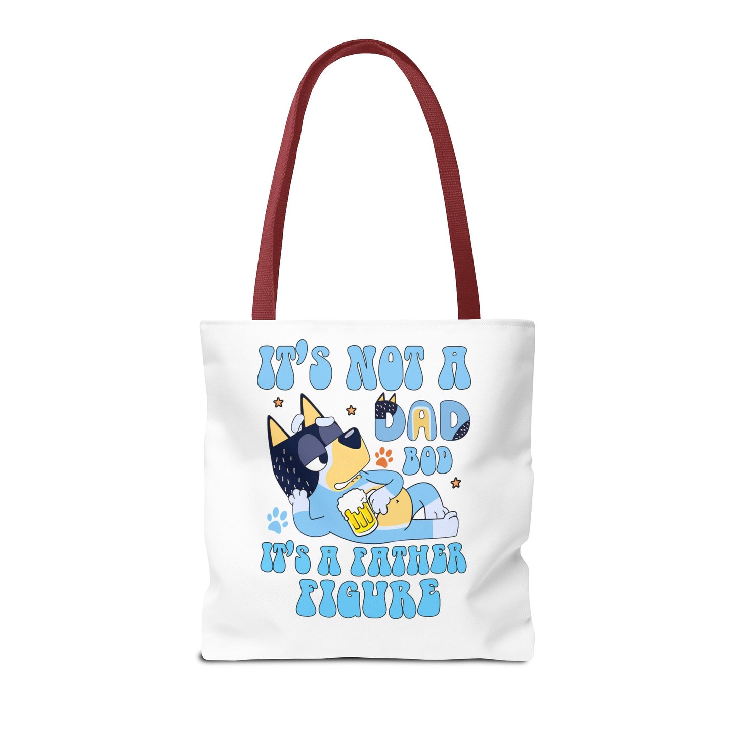 Funny Dad Tote Bag - "It's Not a Dad Bod, It's a Father Figure"