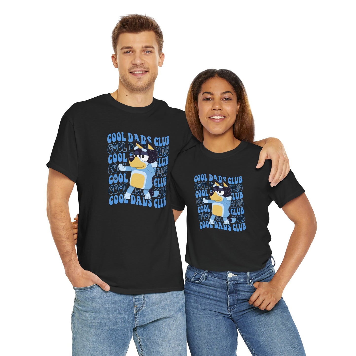 Princess Grace Bluey Cool Dads Club Unisex Heavy Cotton Tee
