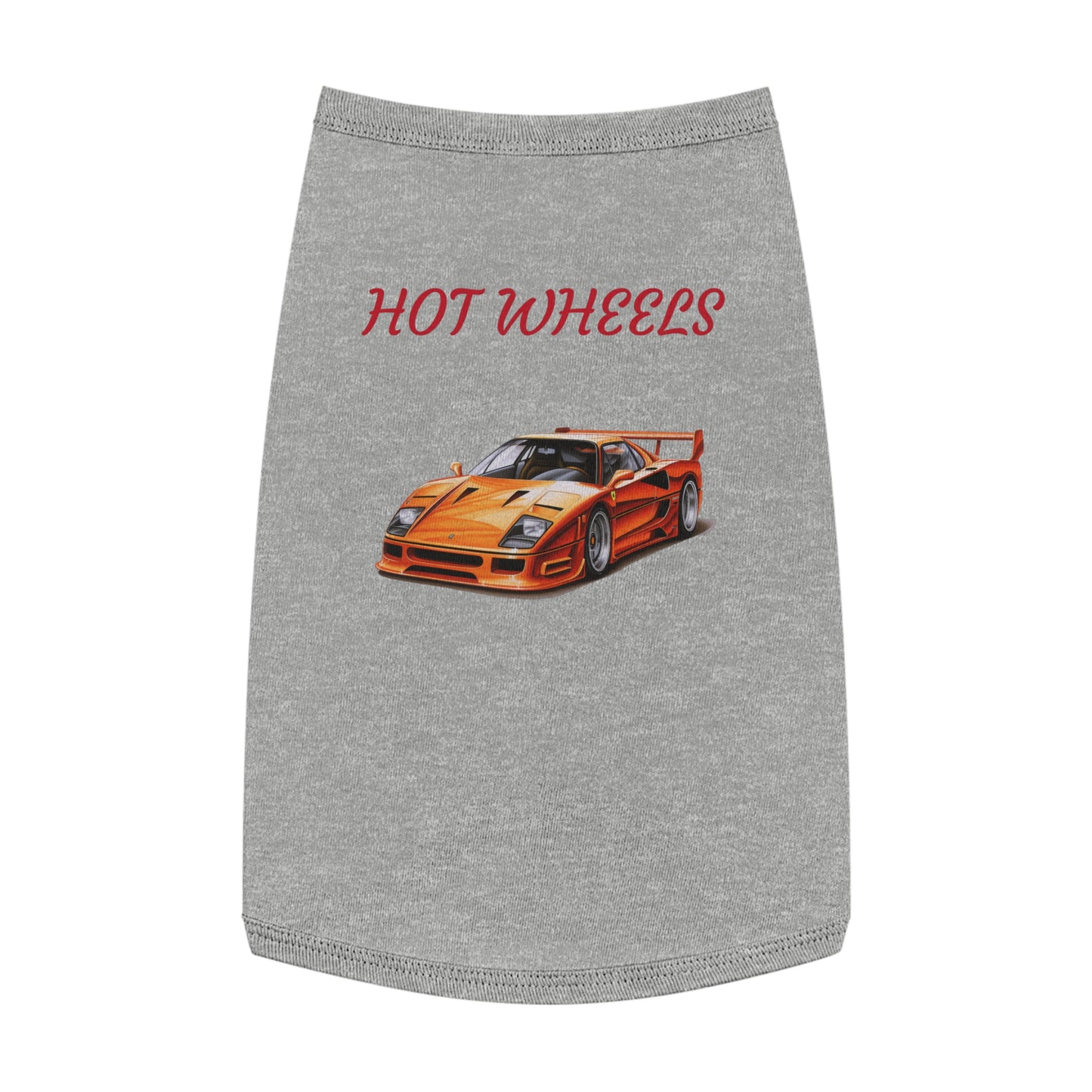 Princess Grace Hot Wheels Cool Car Pet Tank Top Design for Stylish Pets