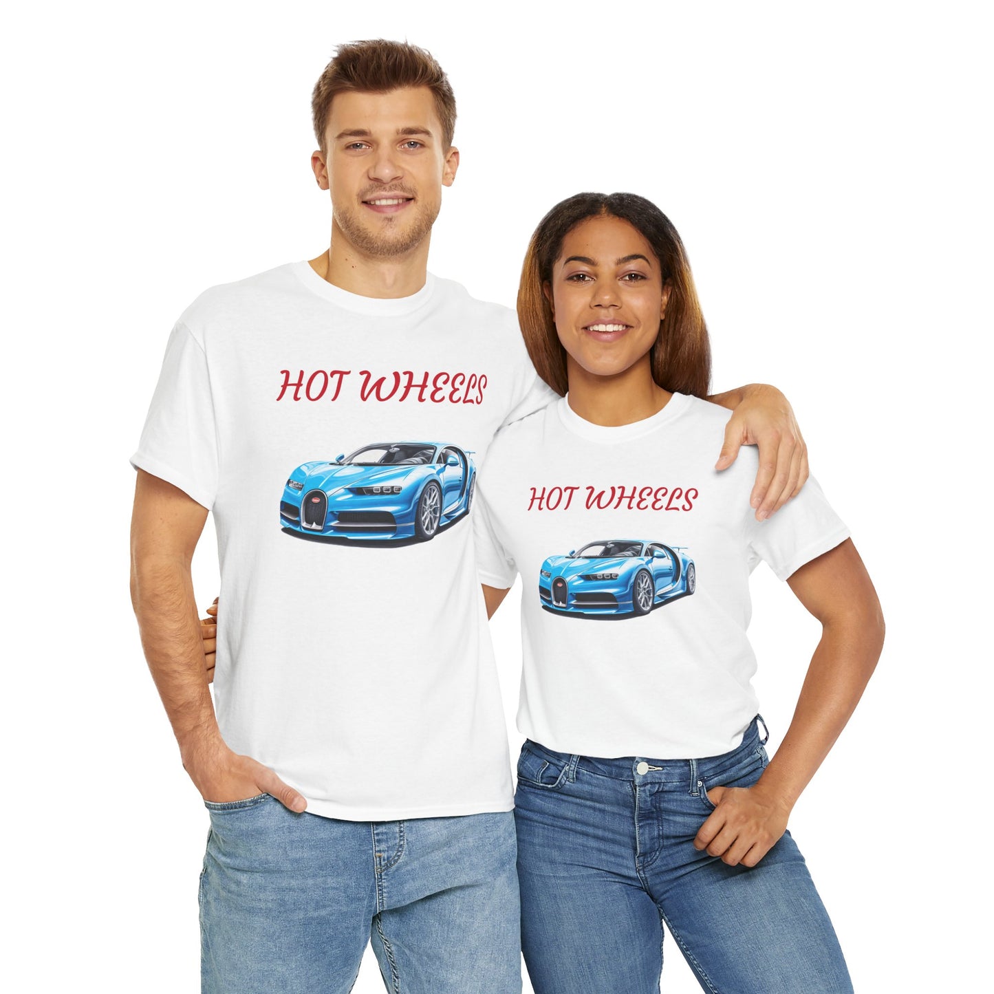 Princess Grace Cool Car Lover Unisex Heavy Cotton Tee Hot Wheels Graphic T-Shirt