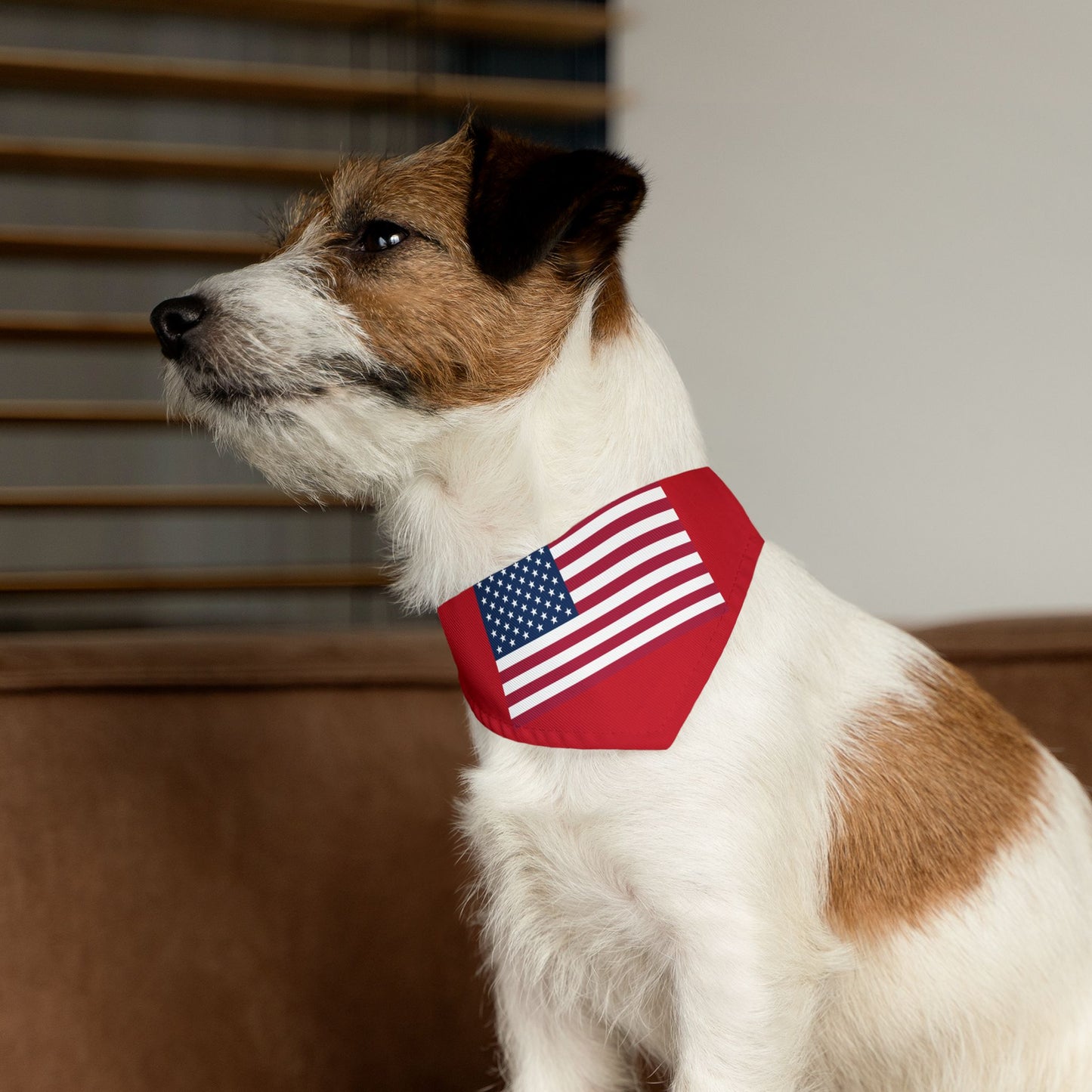 Princess Grace Patriotic Pet Bandana Collar USA Flag Design