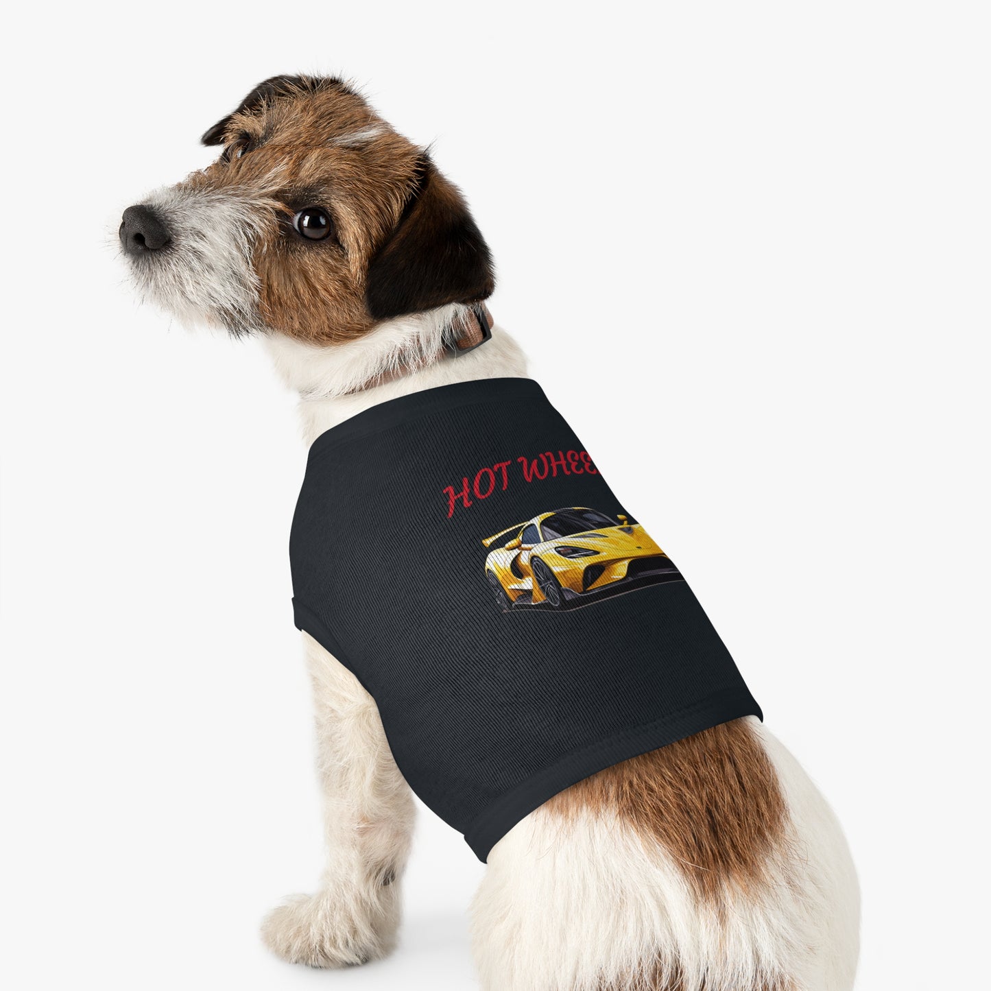 Princess Grace Hot Wheels Pet Tank Top Stylish Automotive Dog Shirt for Car Lovers