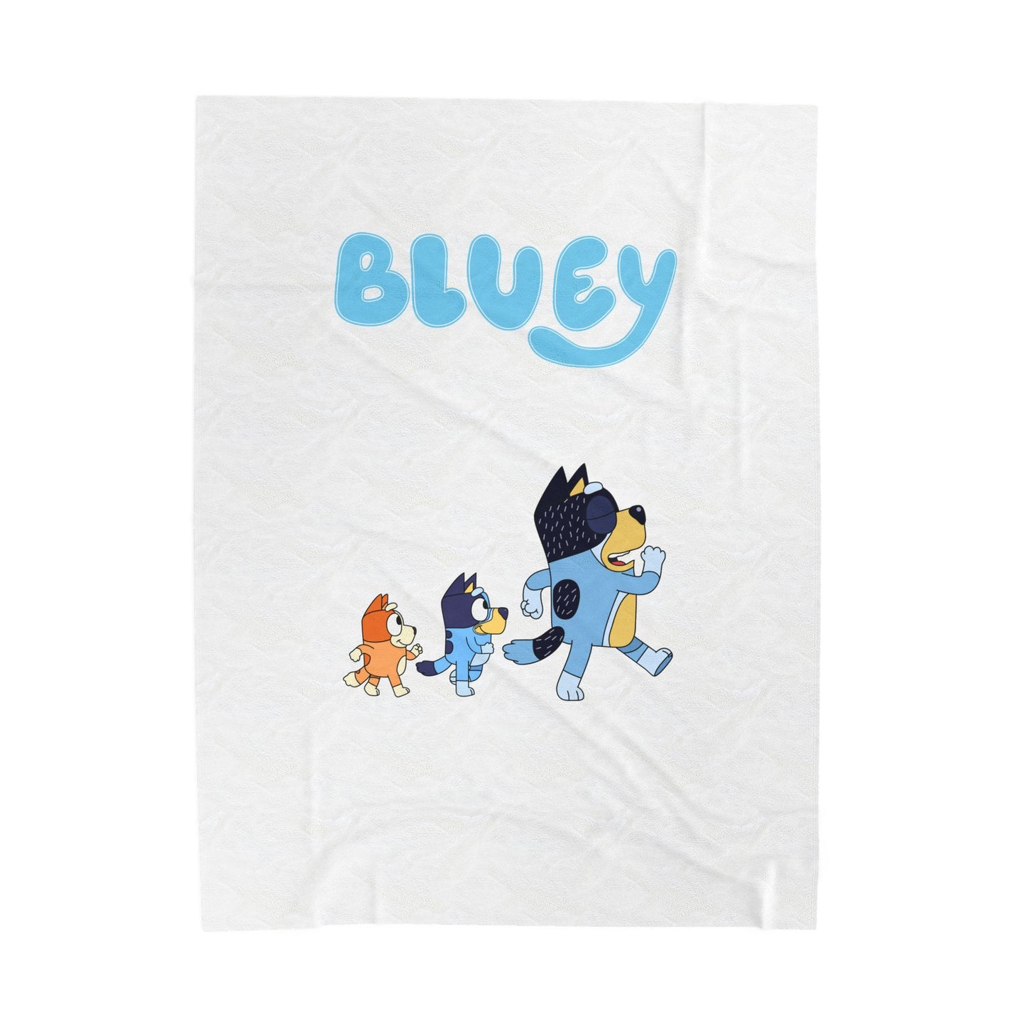 Princess Grace Bluey Velveteen Plush Blanket Cozy Kids Blanket for Comfort and Adventure