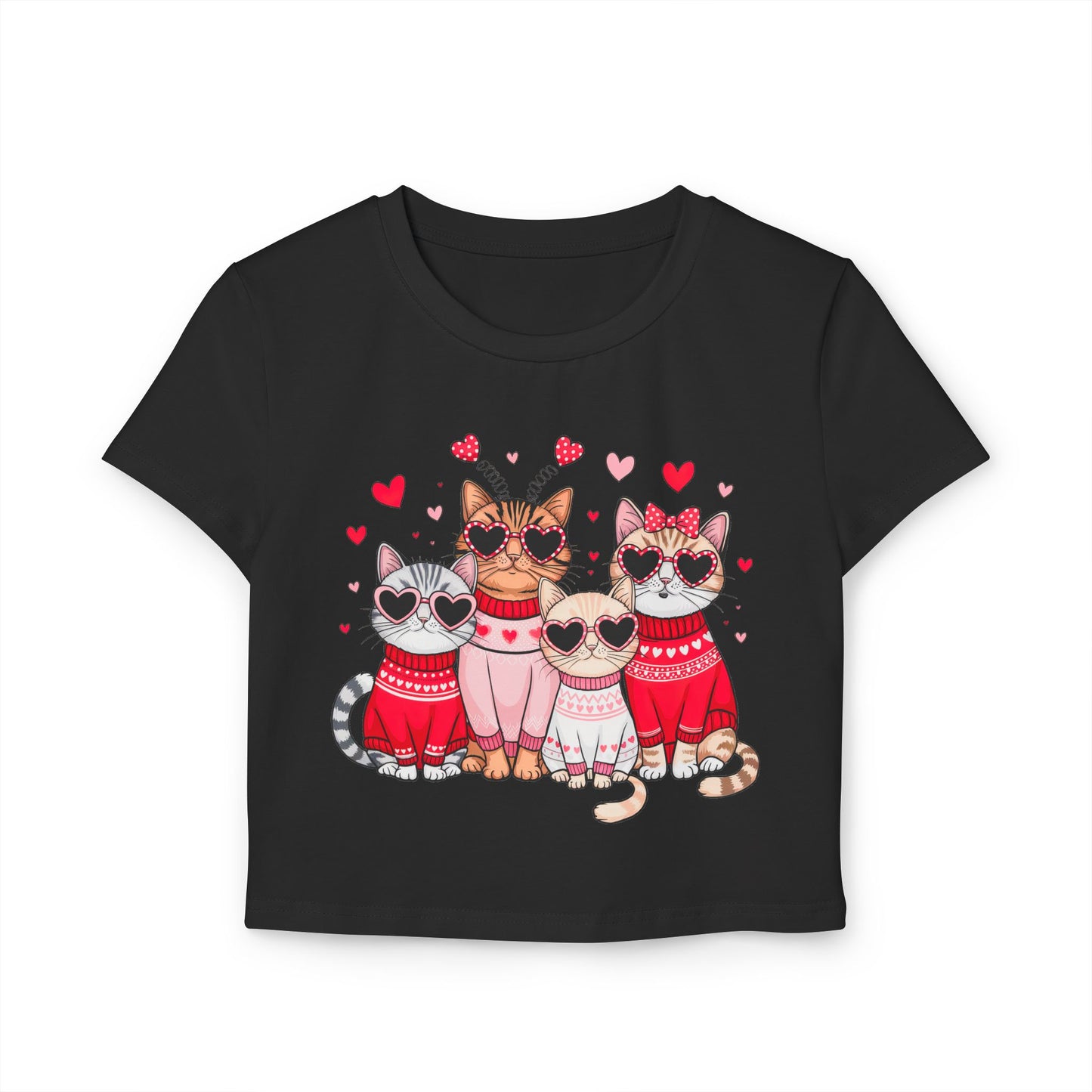 Princess Grace Cute Cat Love Women's Baby Tee Perfect Gift for Cat Lovers