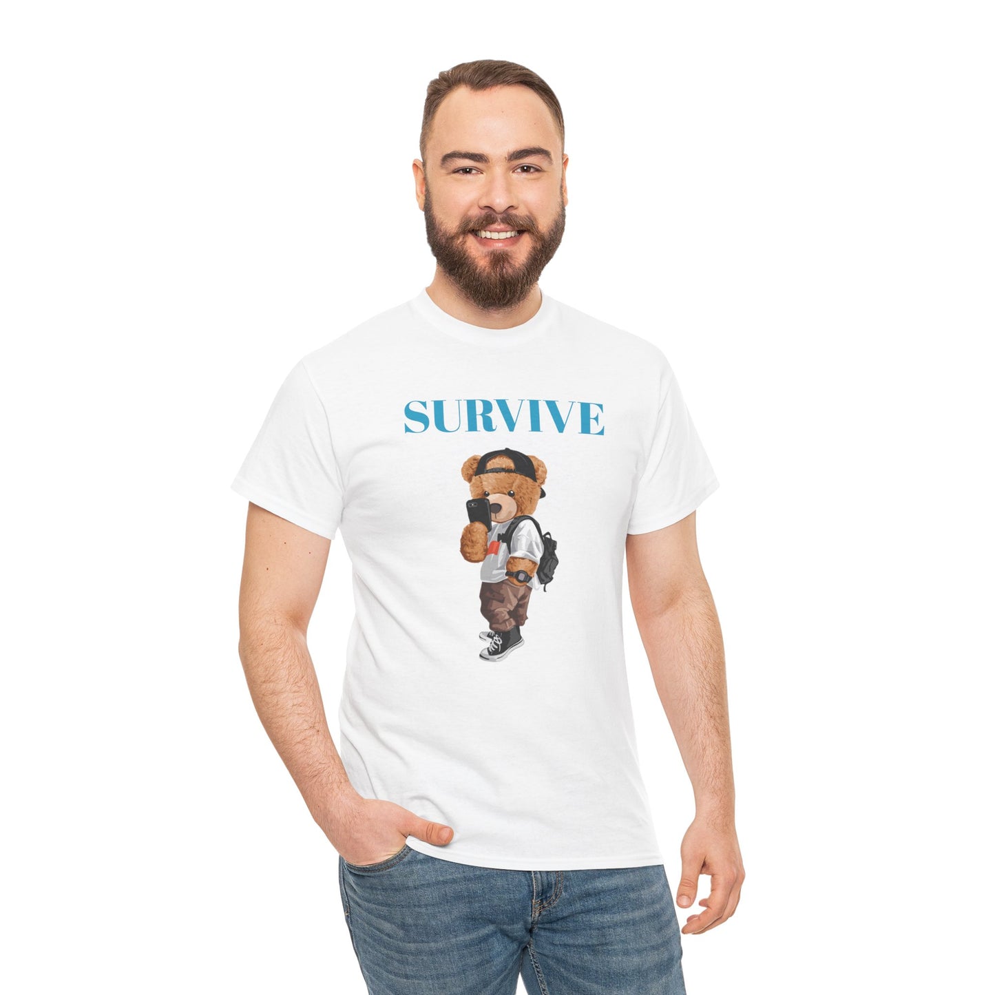 Princess Grace Survive Graphic Unisex Heavy Cotton Tee Stylish Casual Wear