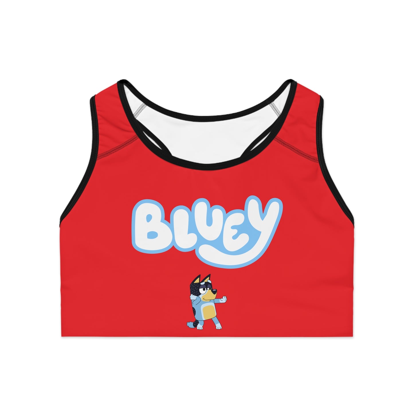Princess Grace Bluey Bra Fun and Comfortable Activewear for Fans