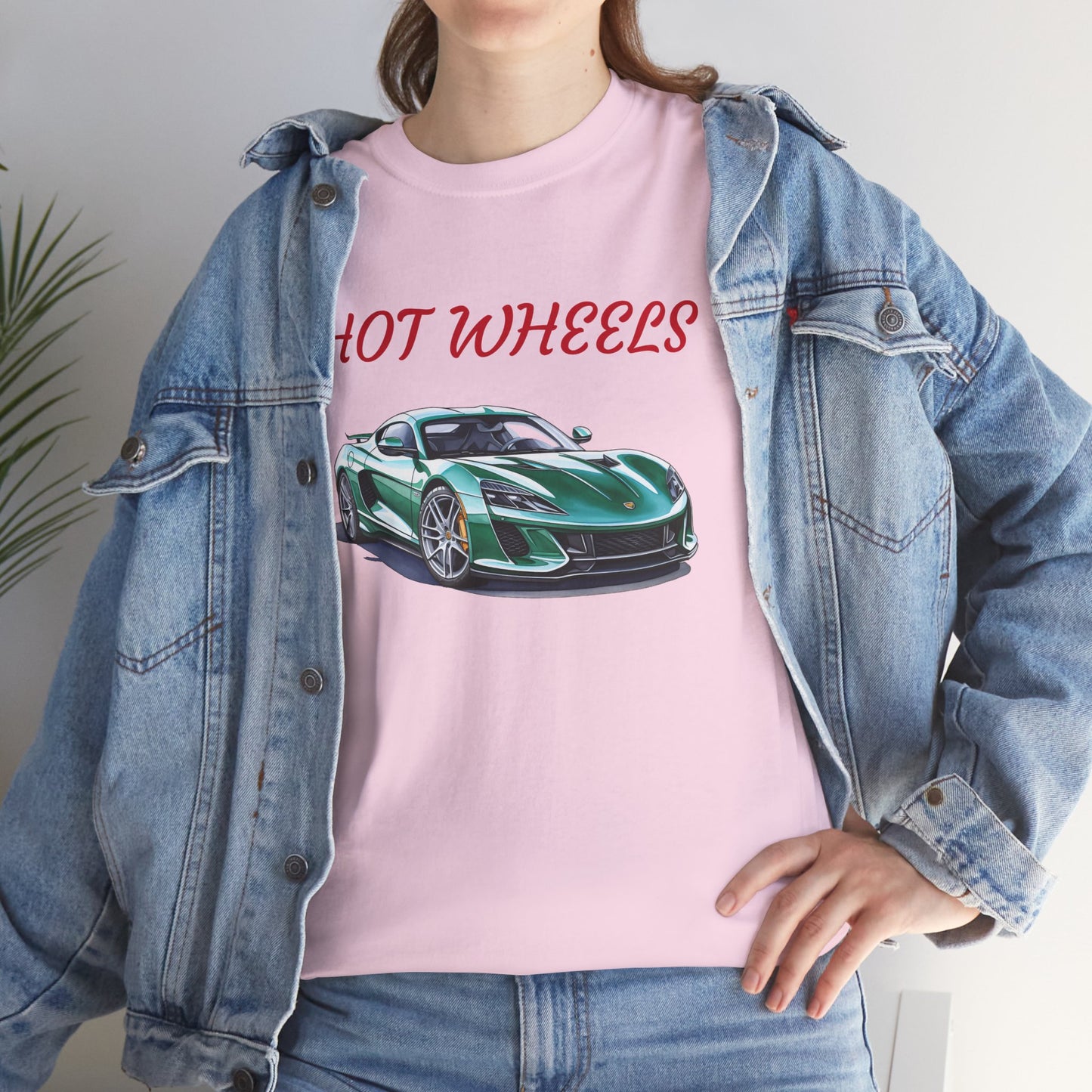 Princess Grace Hot Wheels Unisex Heavy Cotton Tee Car Lovers T-Shirt for Enthusiasts