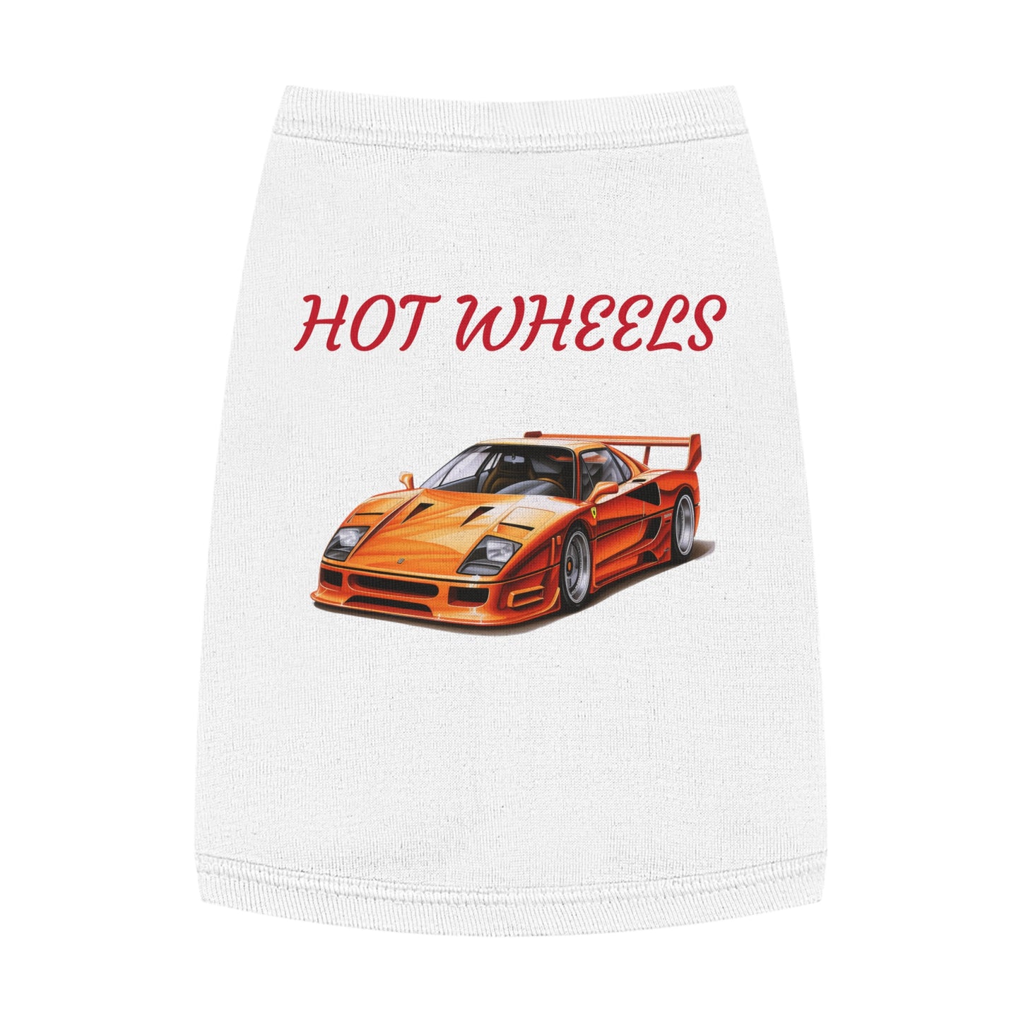 Princess Grace Hot Wheels Cool Car Pet Tank Top Design for Stylish Pets