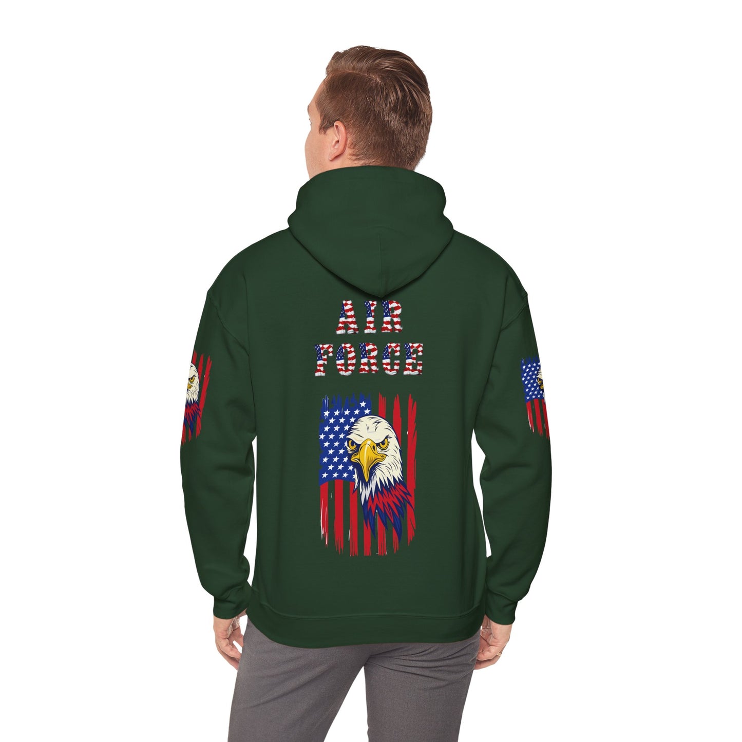 Princess Grace Unisex Air Force Hoodie with Eagle Design