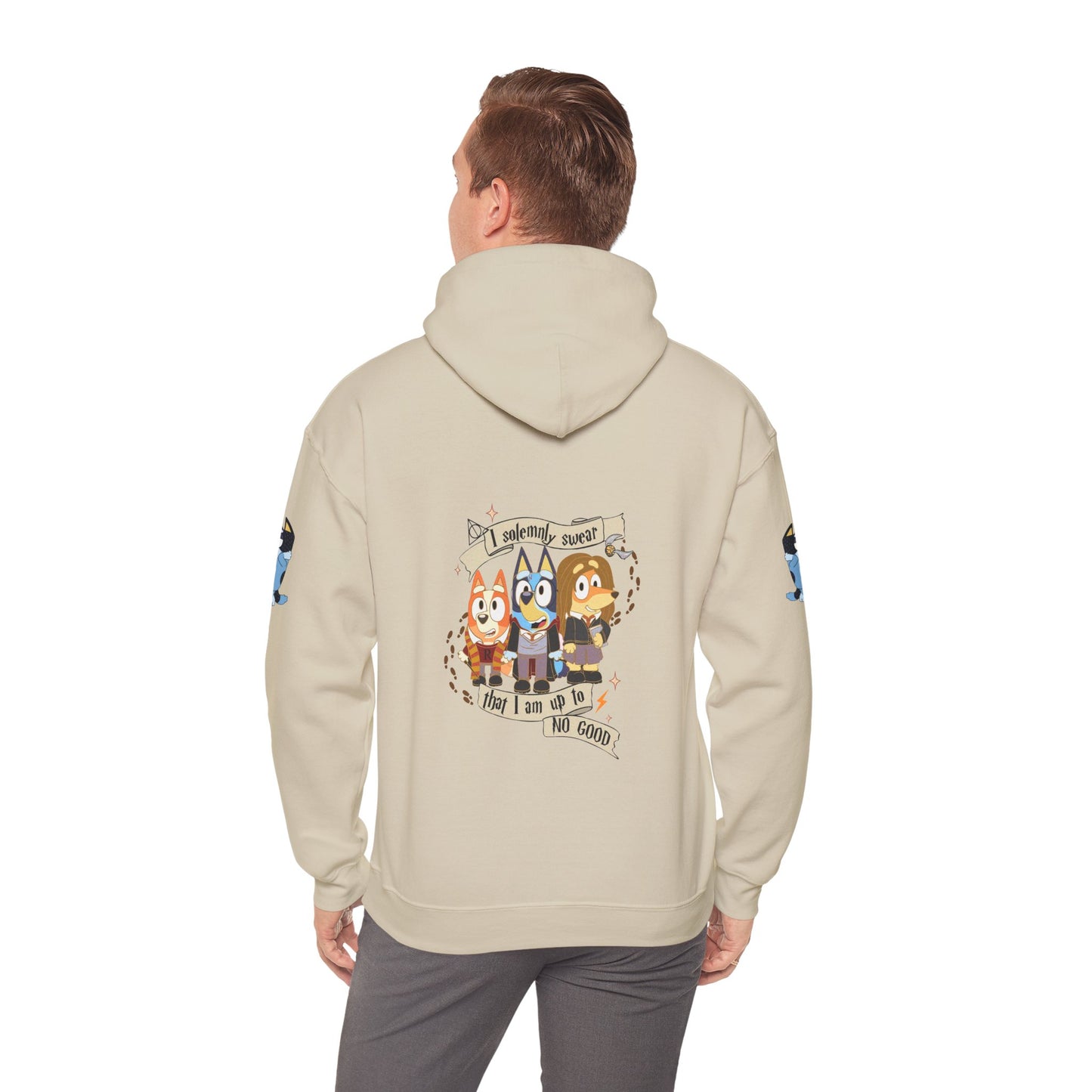 Princess Grace Bluey I Sincerely Sweet! Unisex Heavy Blend Hooded Sweatshirt for Fun Loving Fans