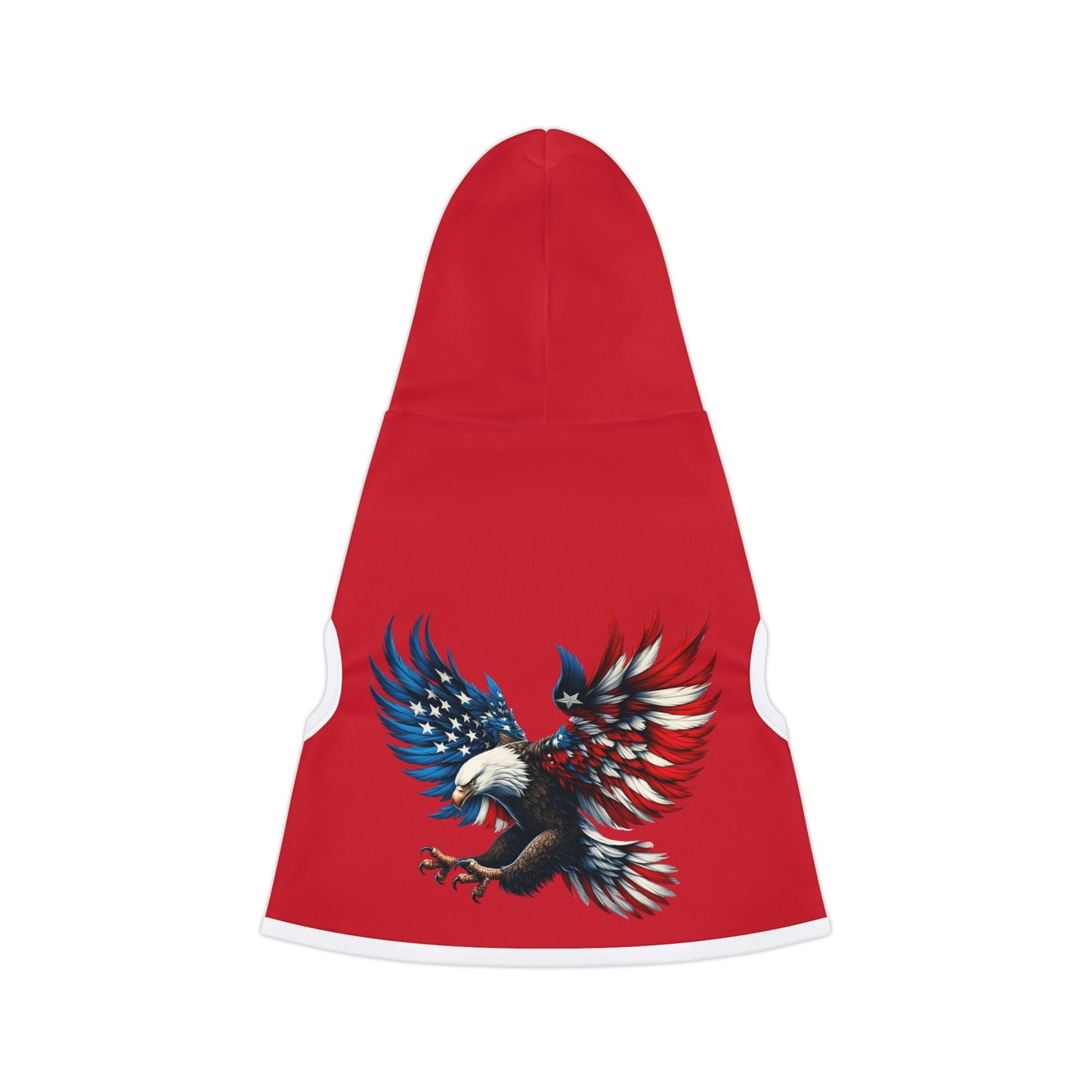 Princess Grace Patriotic Pet Hoodie with Eagle Design