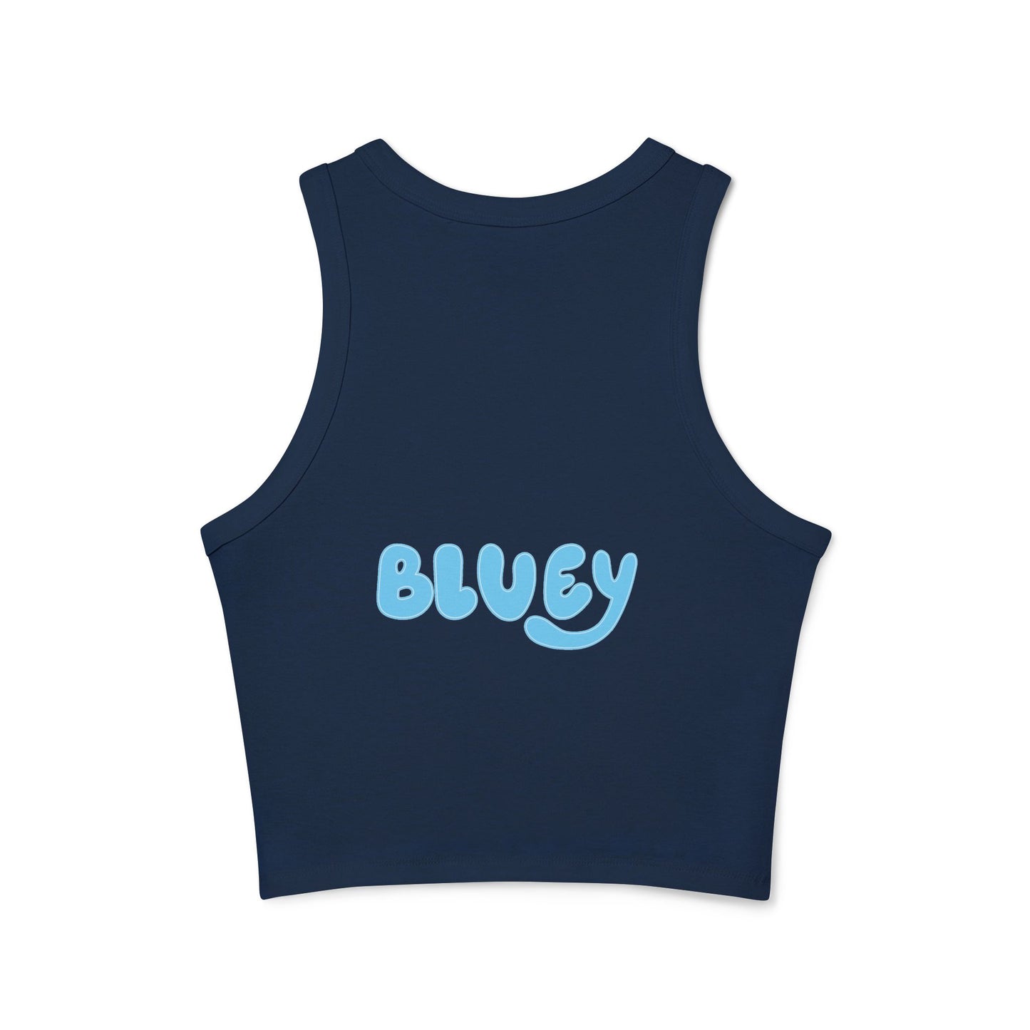 Princess Grace Cute Bluey Character Racer Tank Top