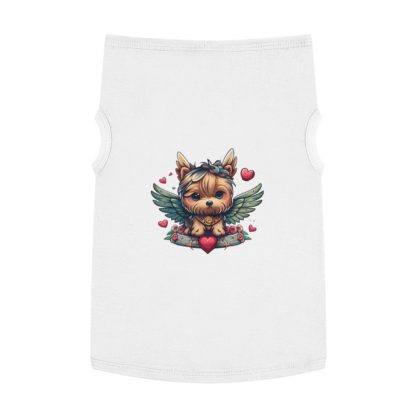 Princess Grace CUTE Yorkie Angel Pet Tank Top Stylish Dog Apparel for Pet Lovers