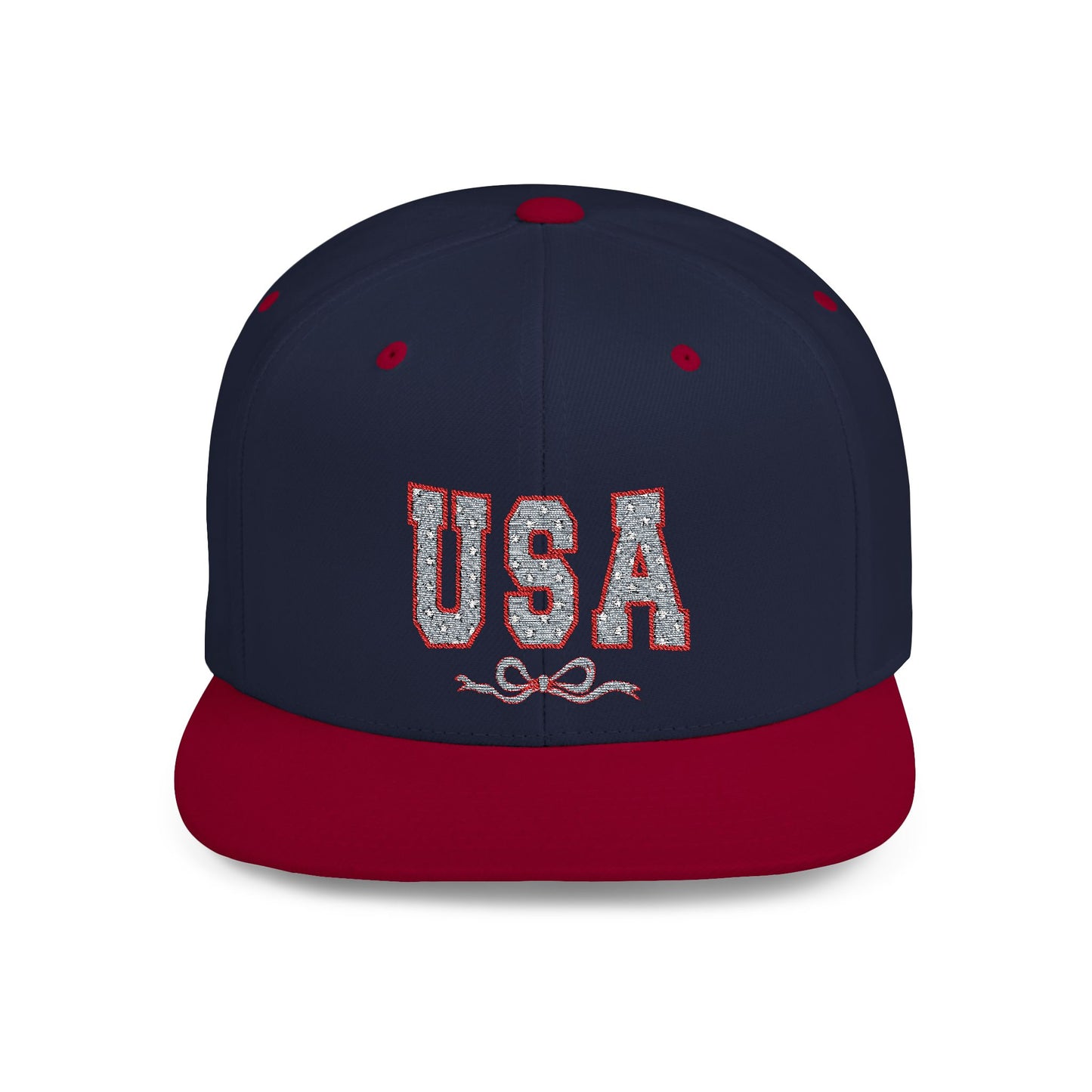 Princess Grace USA Glitter Flat Bill Snapback Hat Trendy and Stylish