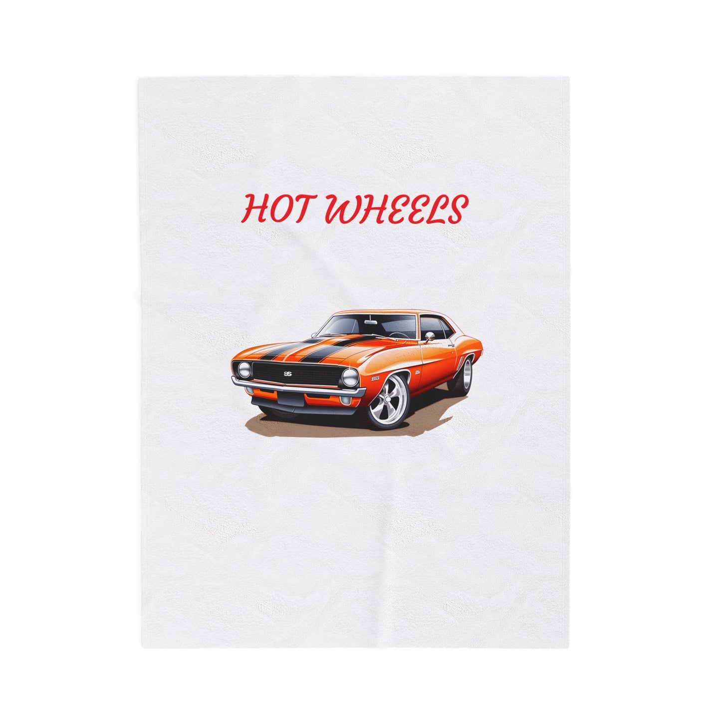 Princess Grace Hot Wheels Velveteen Plush Blanket for Car Enthusiasts
