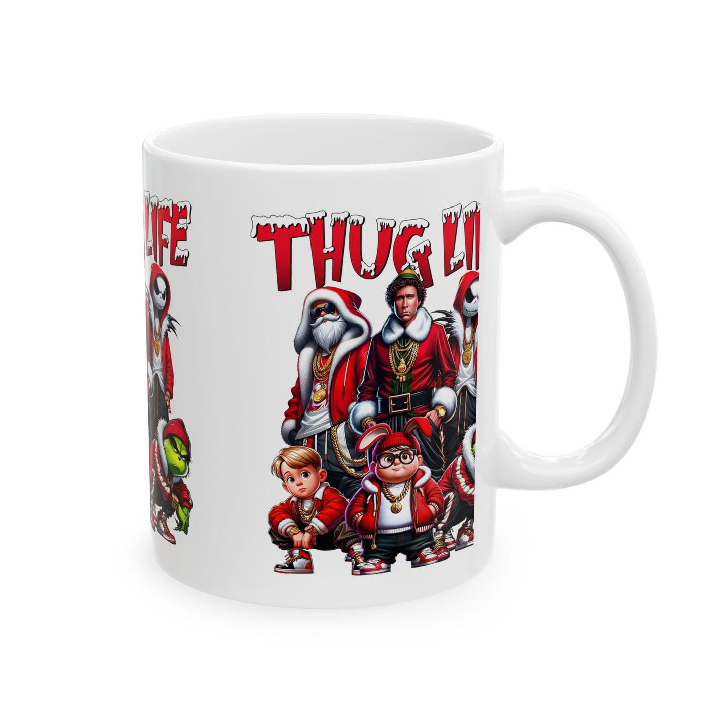 Princess Grace Thug Life Ceramic Mug 11oz & 15oz Fun & Unique Gift for Holidays