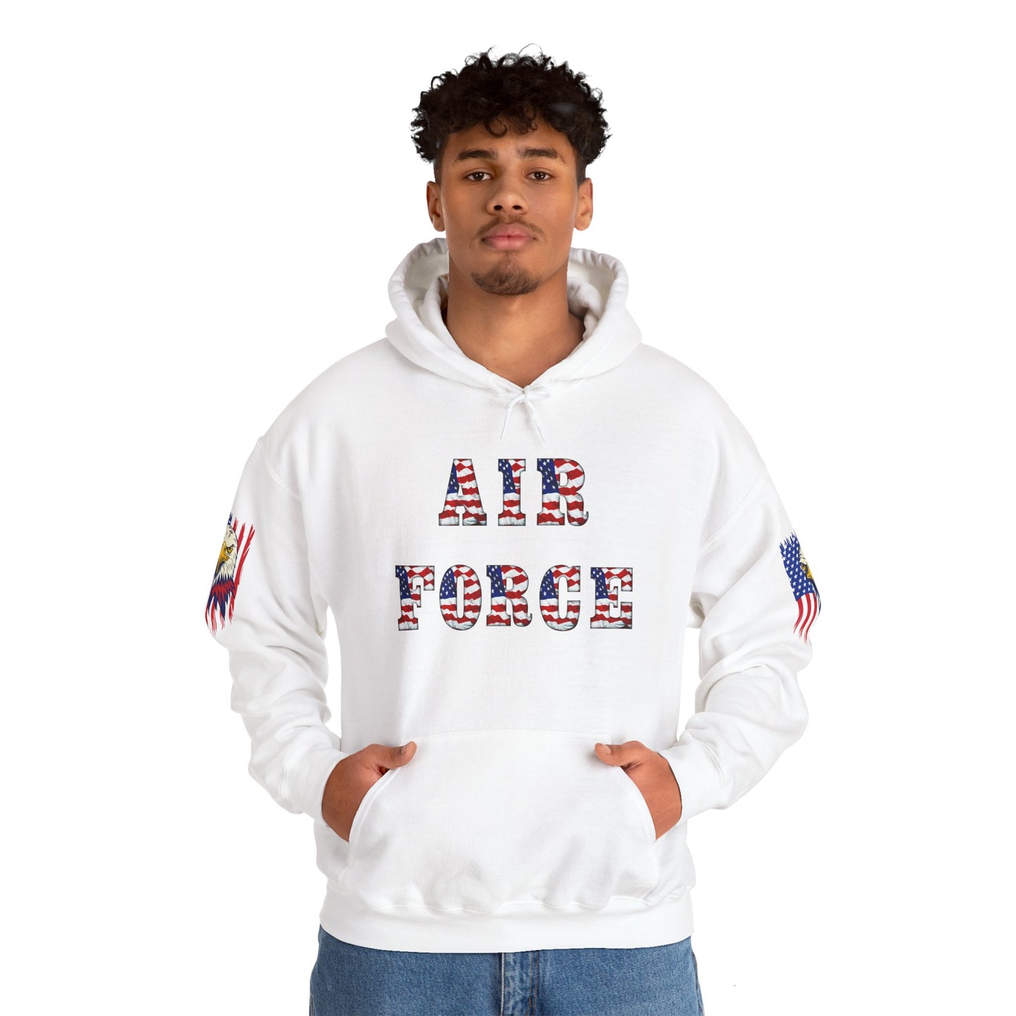 Princess Grace Unisex Air Force Hoodie with Eagle Design