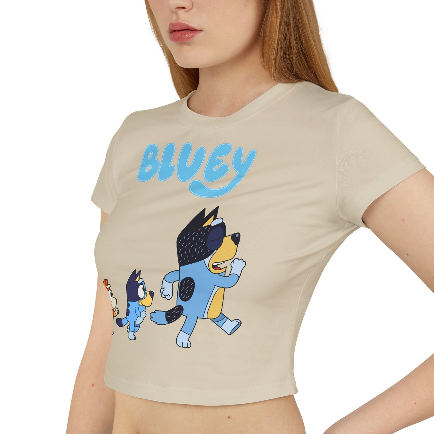 Princess Grace Bluey Graphic Baby Tee Cute Cartoon T-Shirt for Playtime
