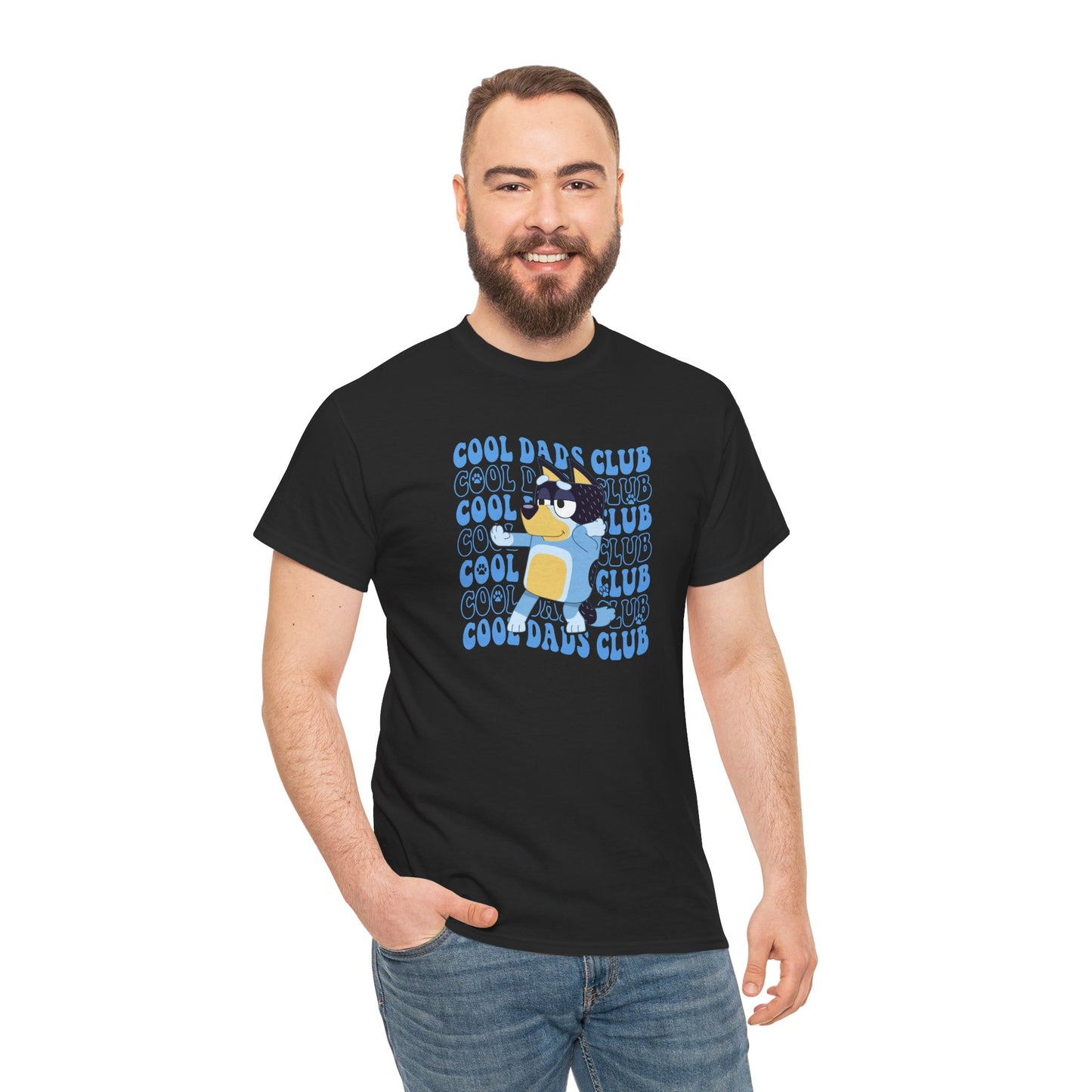 Princess Grace Bluey Cool Dads Club Unisex Heavy Cotton Tee