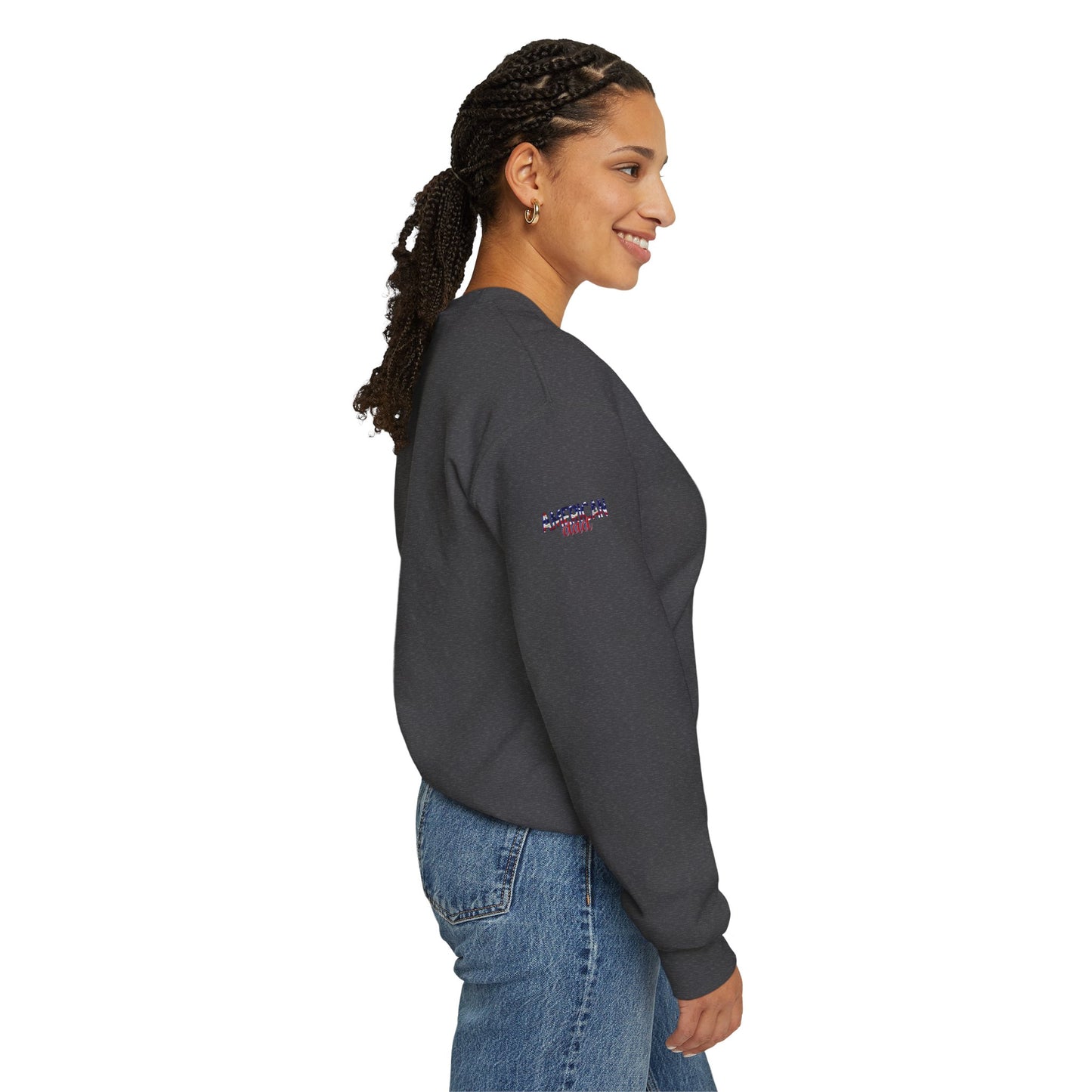 Princess Grace American Dad Unisex Crewneck Sweatshirt Patriotic Gift for Father's Day