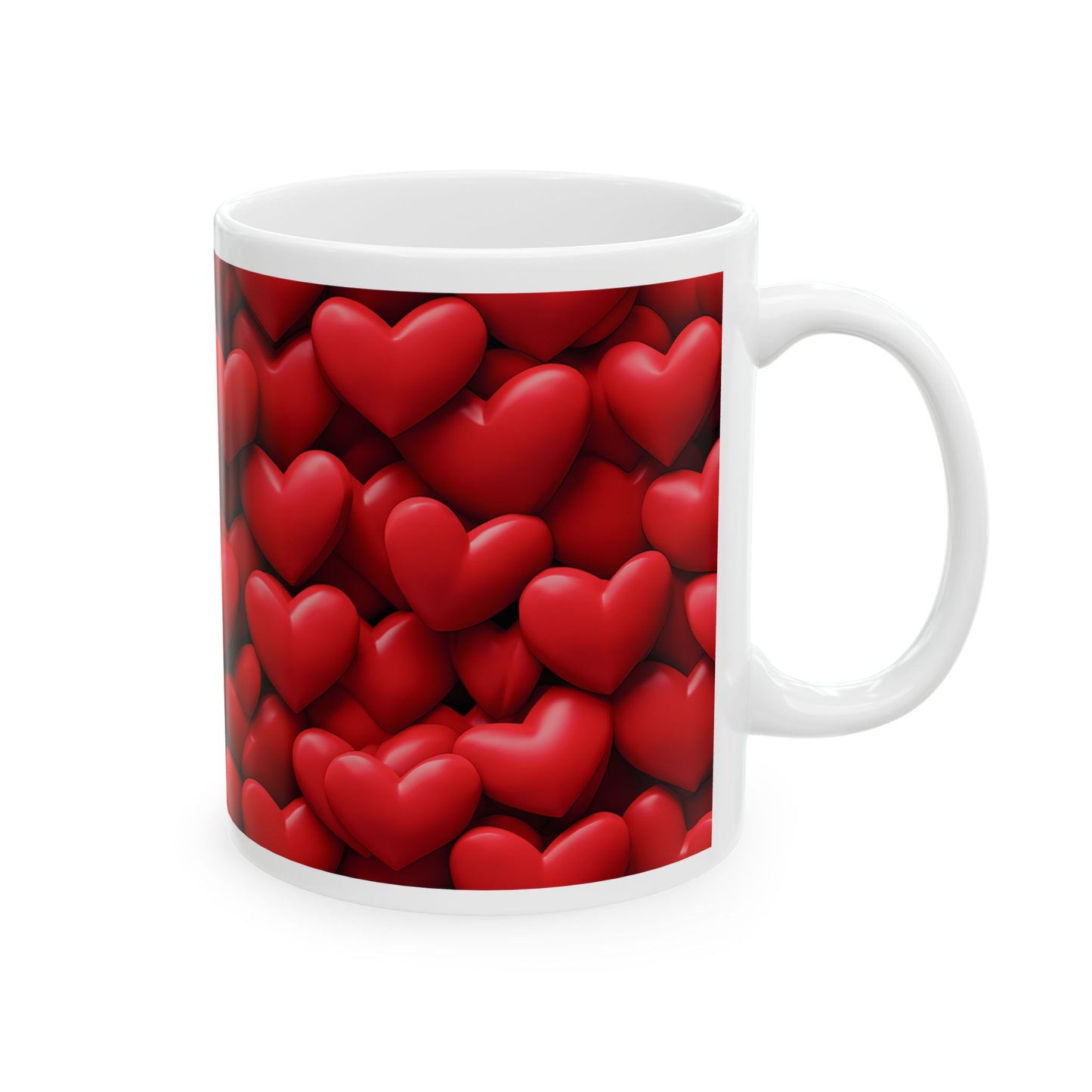 Princess Grace Heartfelt Love Ceramic Mug Perfect for Valentine's Day & Romantic Gifts