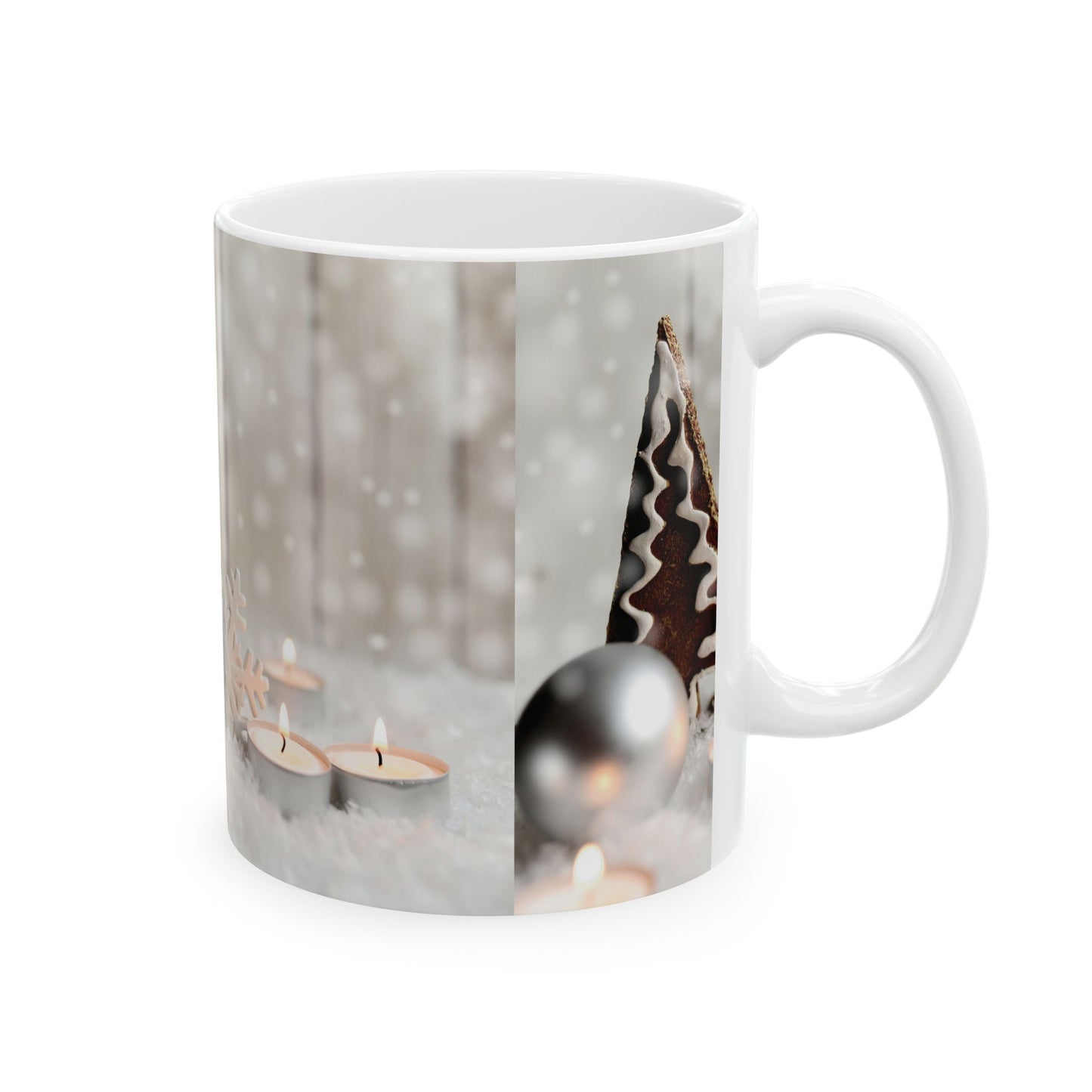 Princess Grace Winter Wonderland Ceramic Mug Cozy Holiday Drinkware (11oz 15oz)