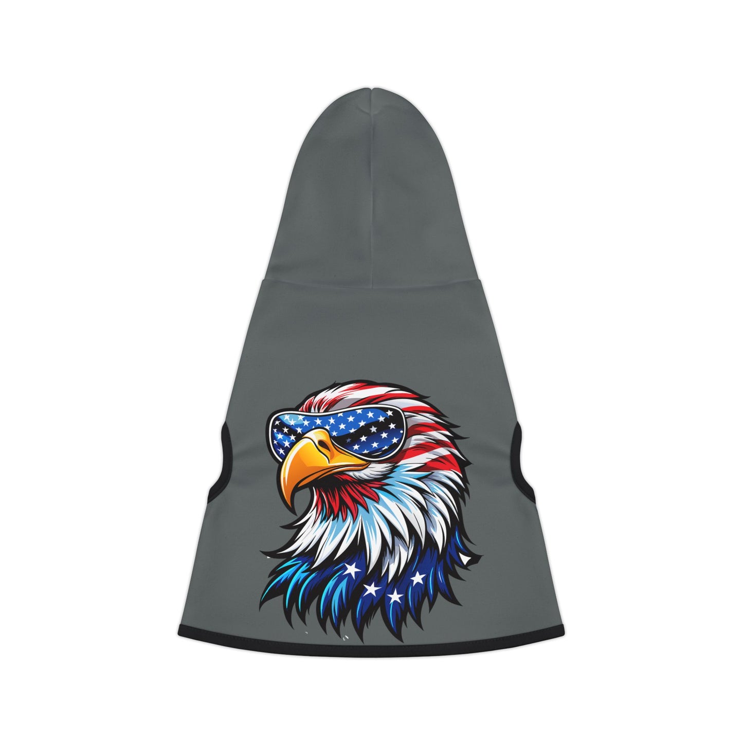 Princess Grace Patriotic Eagle Pet Hoodie with Fun Design