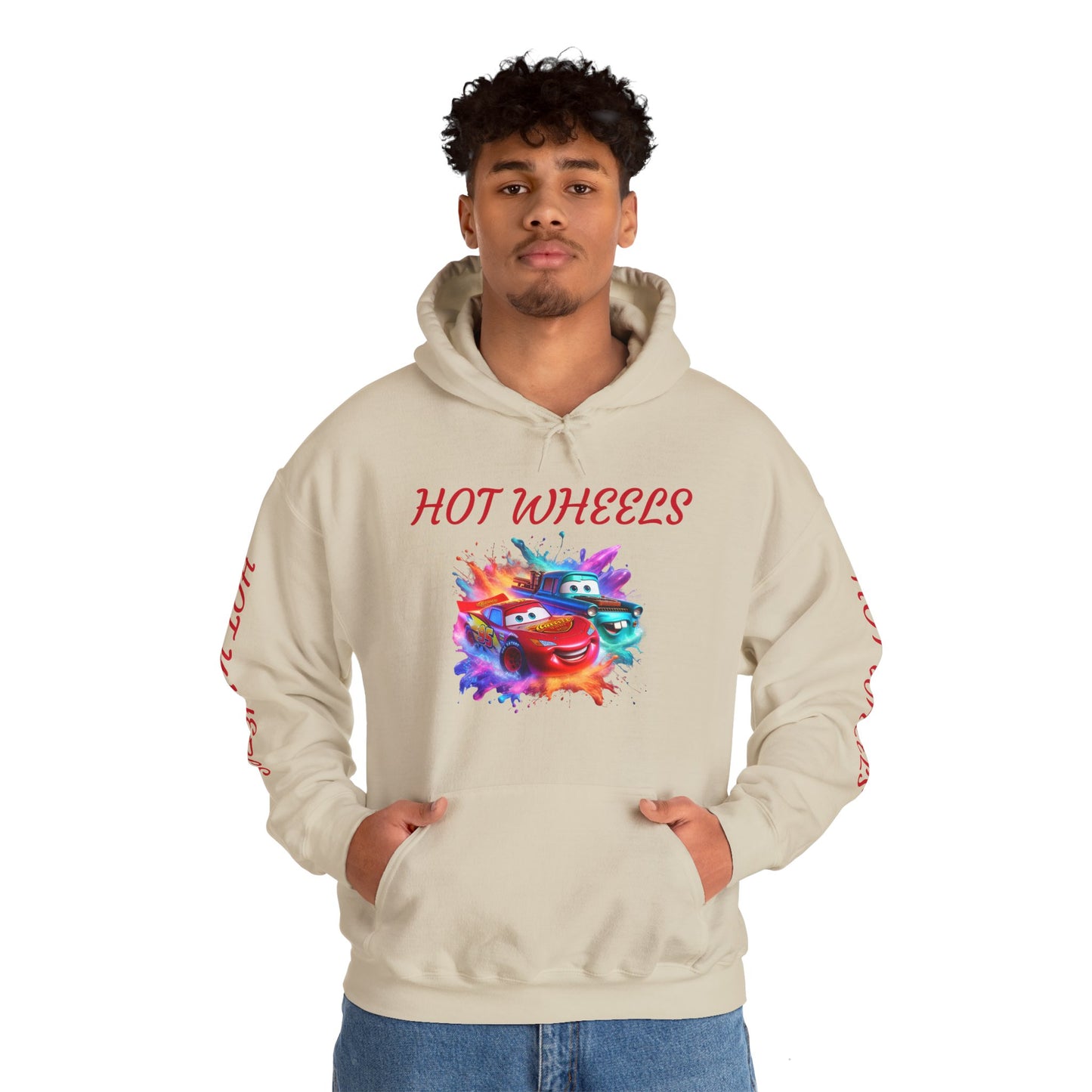 Princess Grace Cool Hot Wheels Unisex Hooded Sweatshirt Perfect for Car Enthusiasts