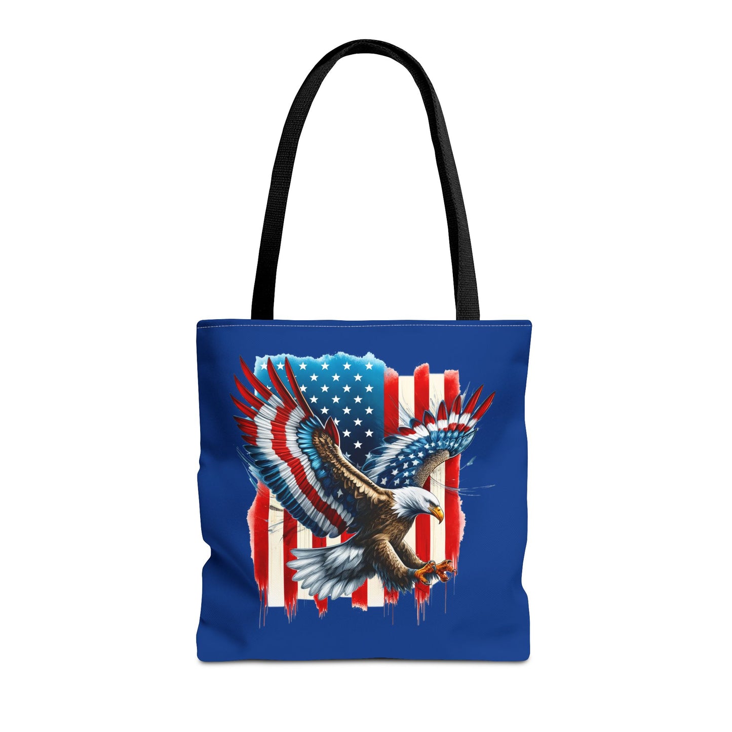 Princess Grace Patriotic Eagle Tote Bag American Flag Design