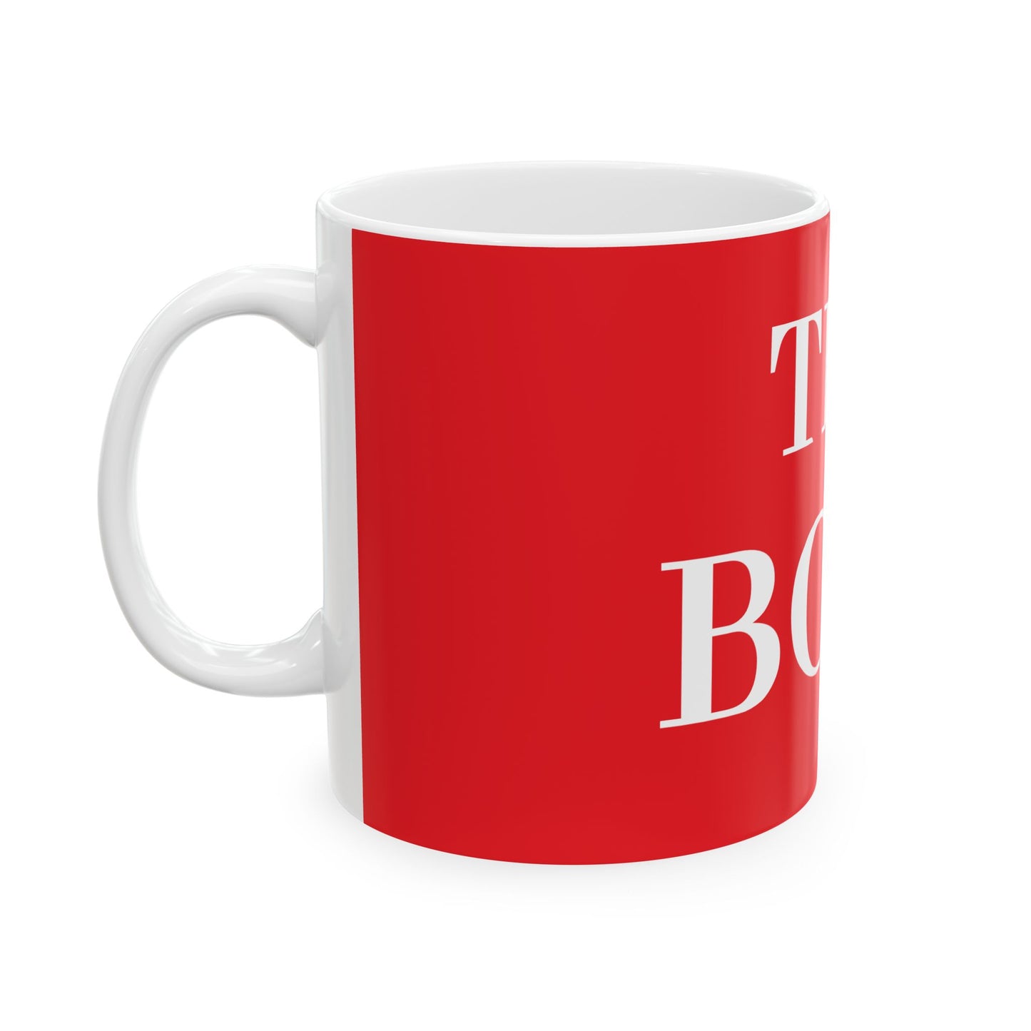 Princess Grace The Boss Ceramic Mug Fun Coffee Cup for Workplace or Gift
